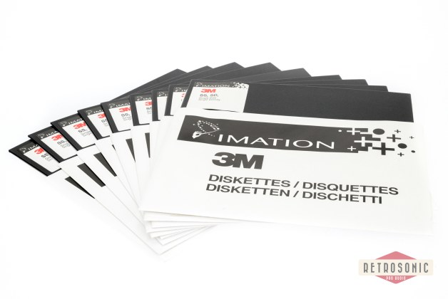 3M Imation 8\" 8-inch Floppy Diskettes VINTAGE 9 pcs Pack DS/DD