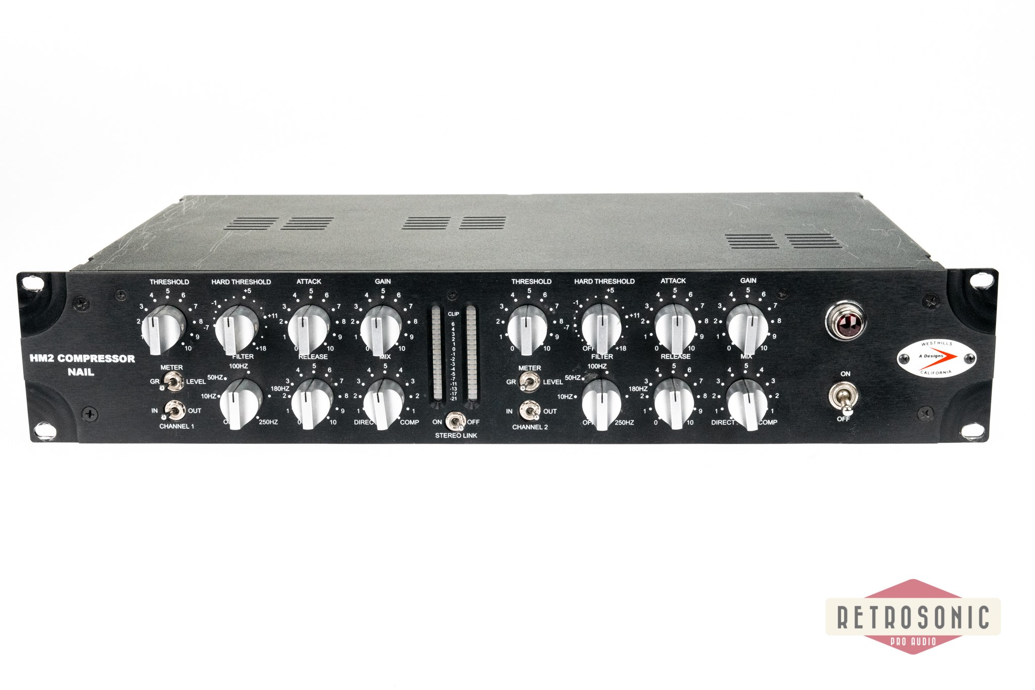 A-Designs Audio HM2 Nail Dual-Channel Compressor Limiter