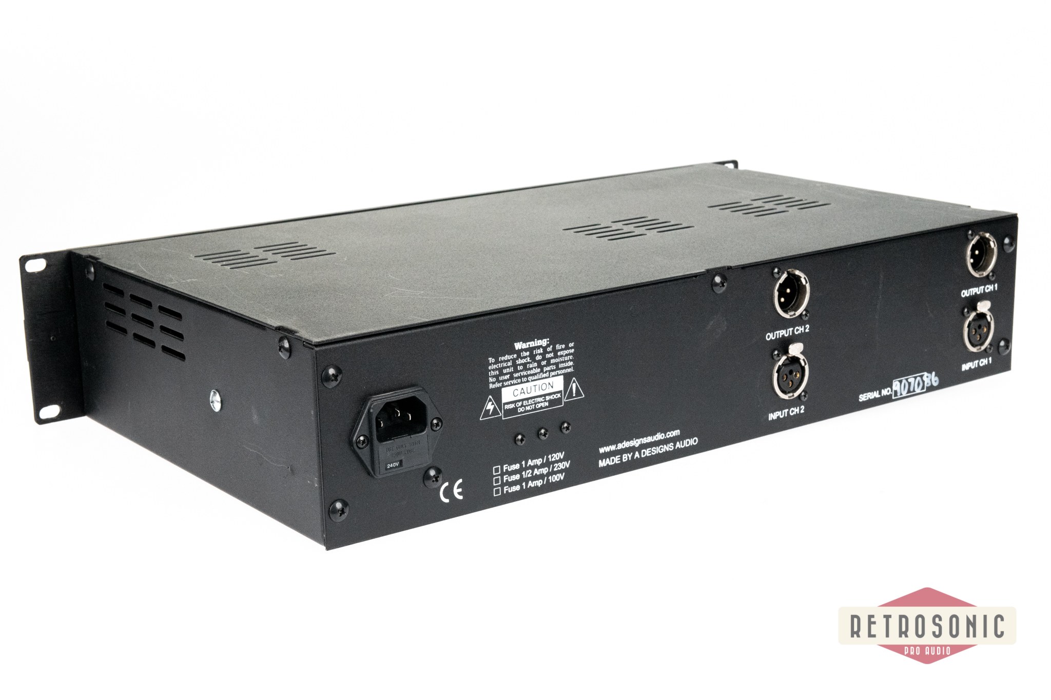 A-Designs Audio HM2 Nail Dual-Channel Compressor Limiter