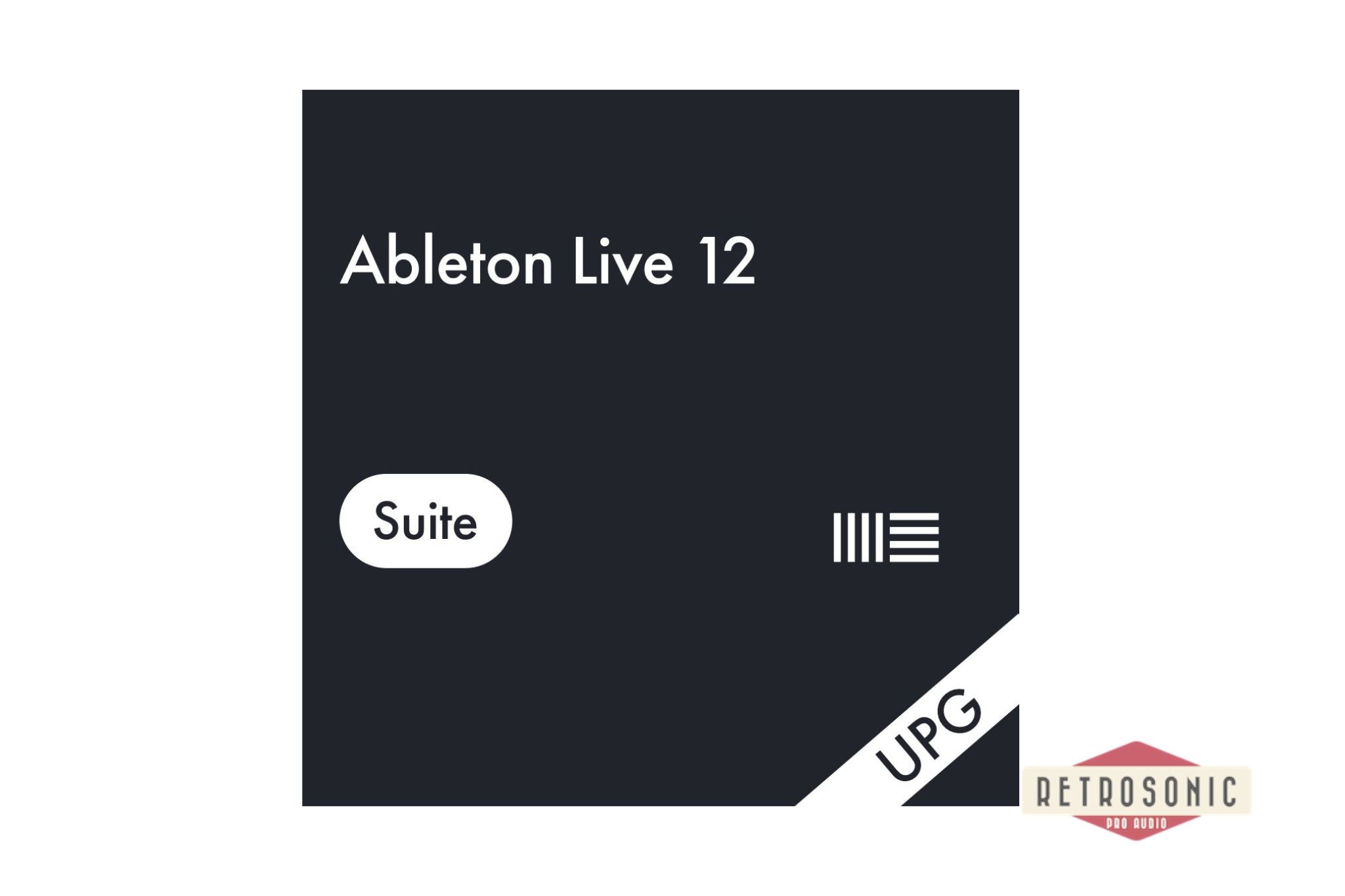 Ableton Live 12 Suite - Upgrade from Live Lite