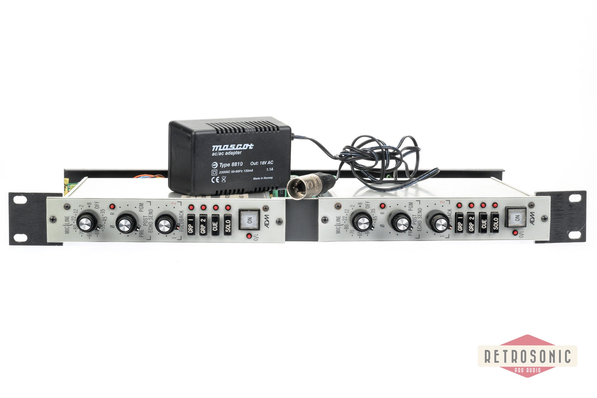 ADM 780 Dual Channel Preamp rack #2