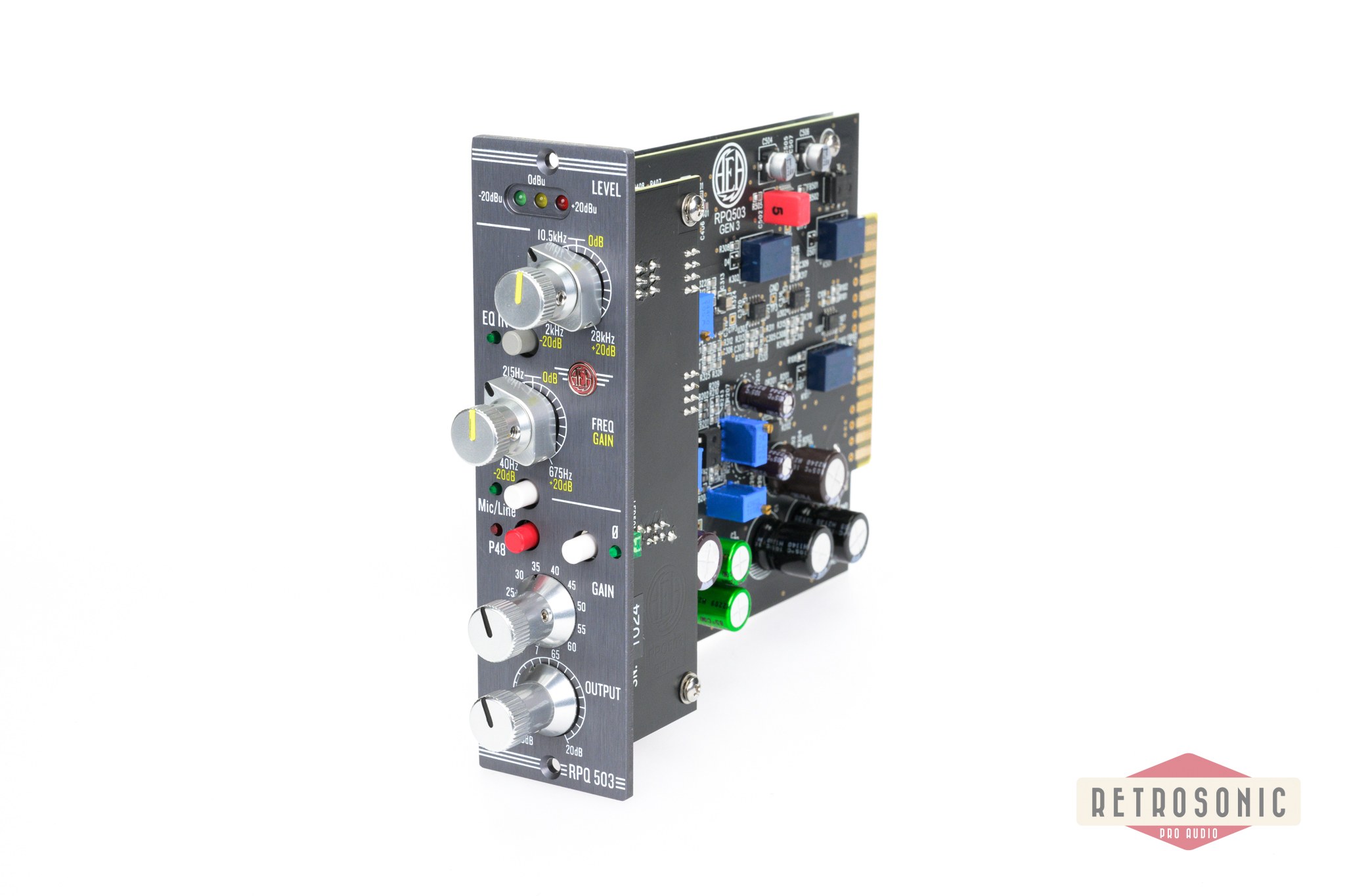 AEA RPQ3 preamp eq 500 series