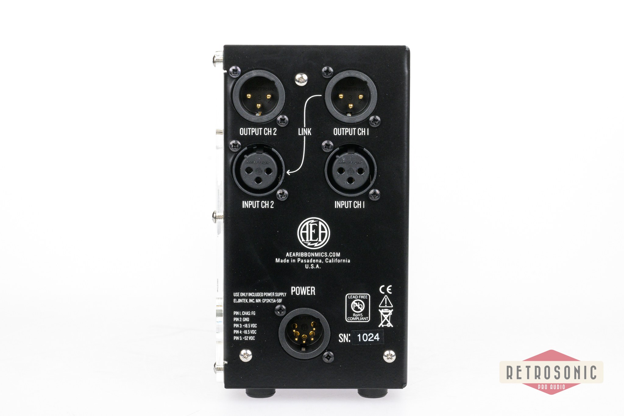 AEA Snaqbox Clear 2 slot 500 Series Chassis