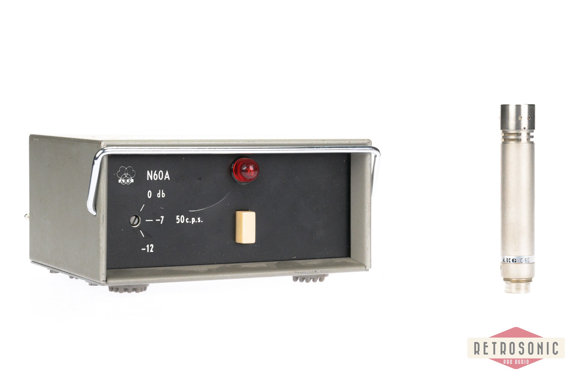 AKG C60 Tube Microphone #1036 & N60A PSU #1435