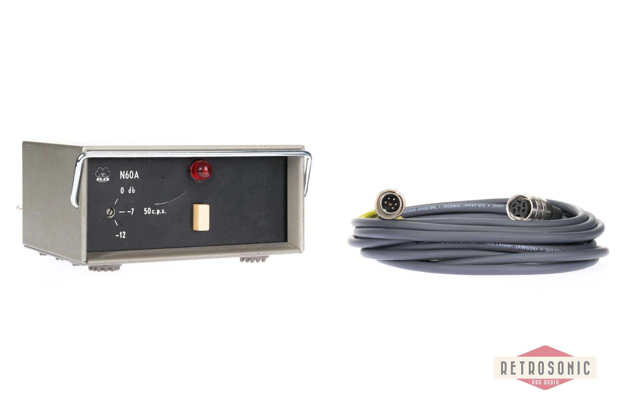 AKG C60 Tube Microphone #1036 & N60A PSU #1435