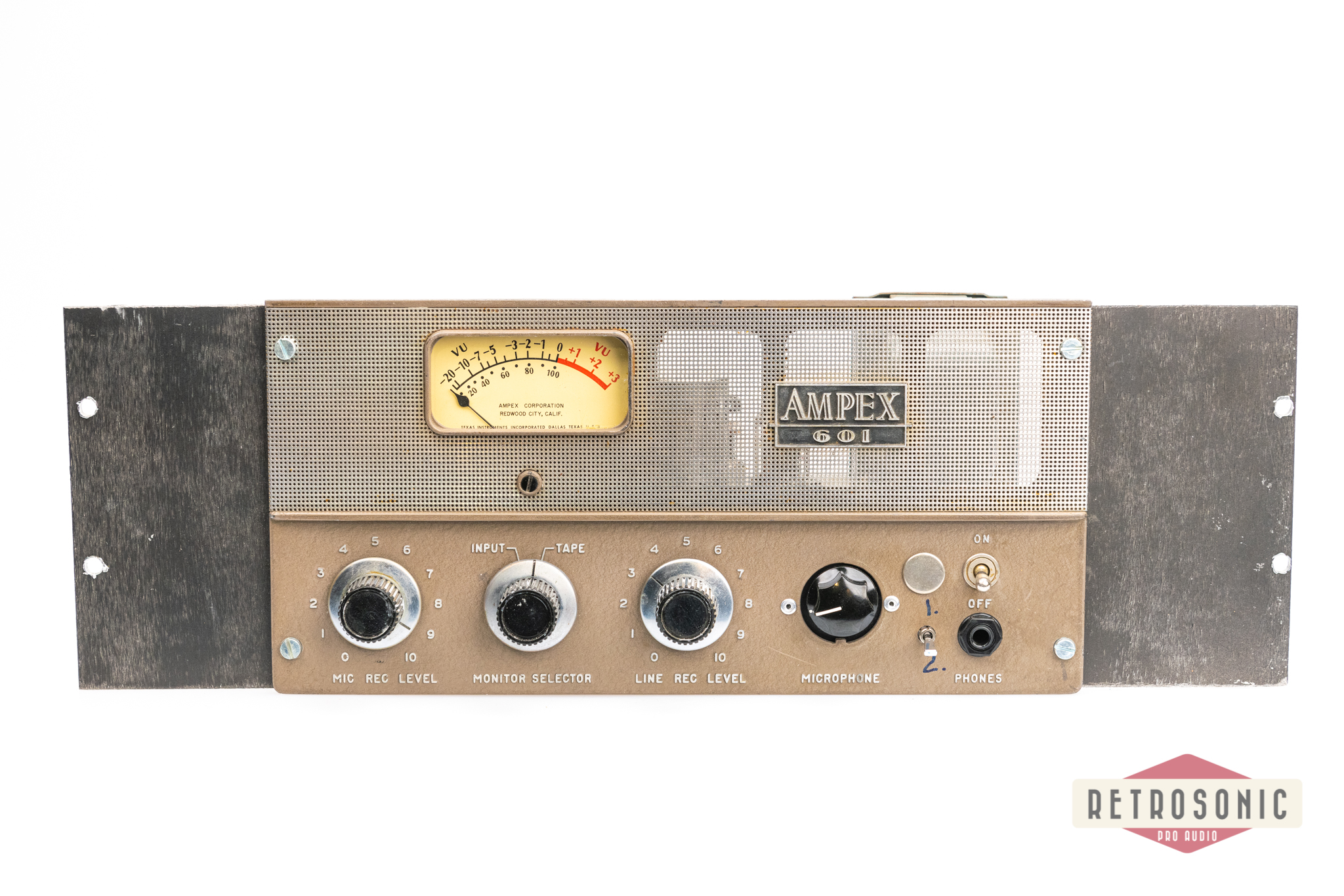 Ampex 601 2-channel Tube Mic Preamp #2