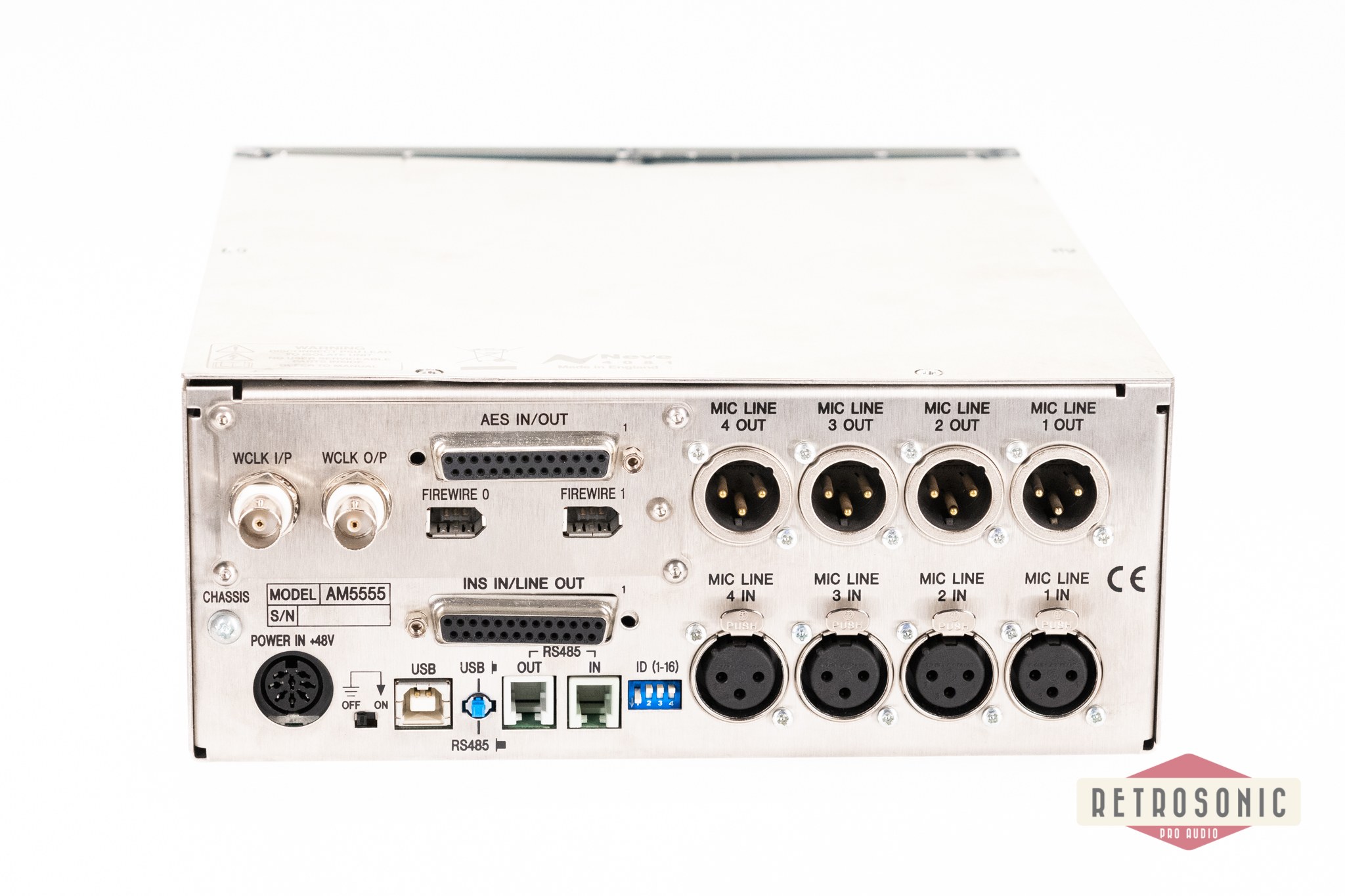 AMS Neve 4081 4-ch Mic Preamp w. FW/AES-option #1