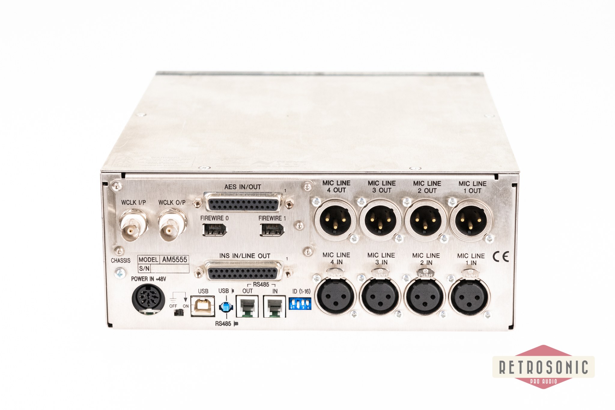 AMS Neve 4081 4ch Mic Preamp w. FW/AESoption 1