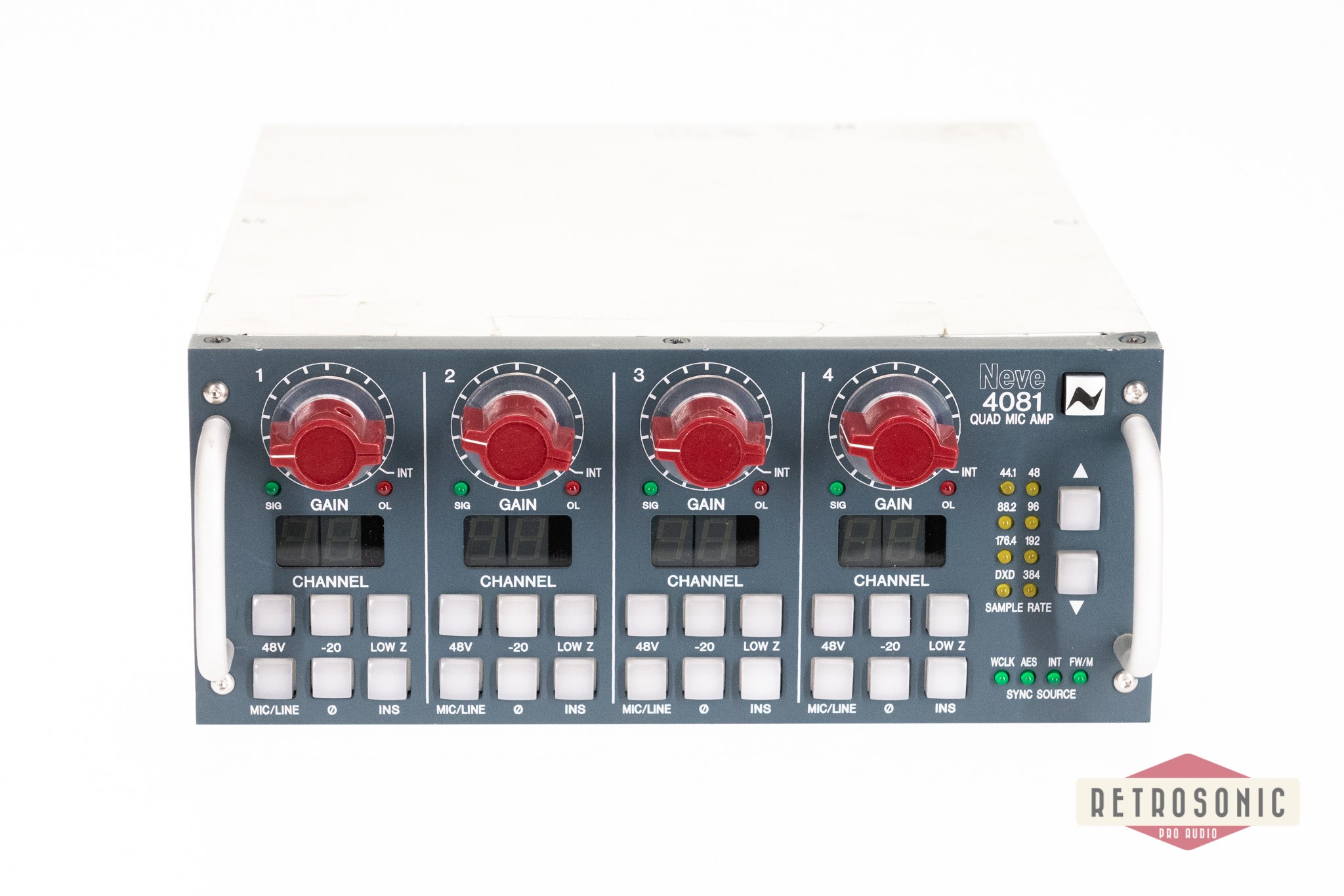 AMS Neve 4081 4-ch Mic Preamp w. FW/AES-option #1