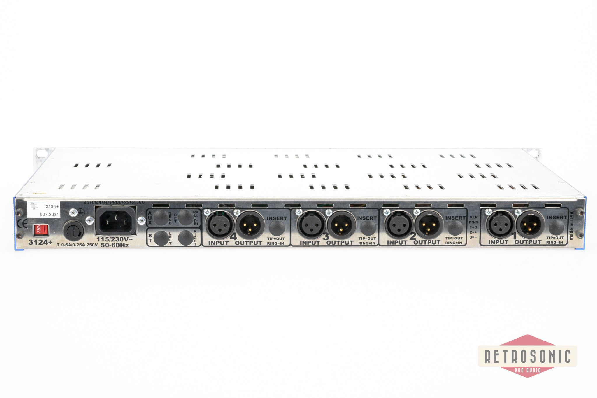 API 3124+ 4-Channel Mic Preamp #1