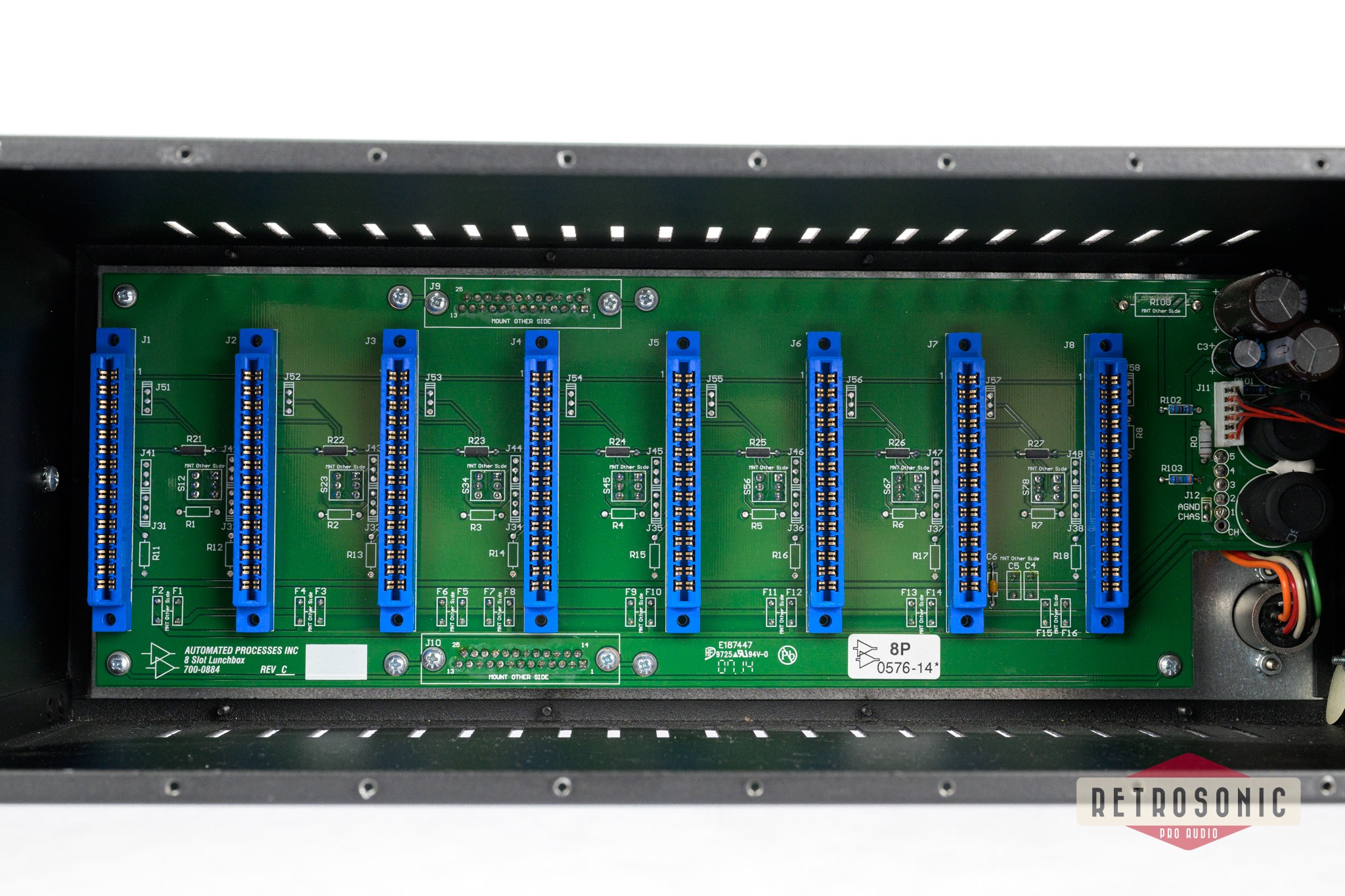 API 500-8P 500-series 8 slot rack