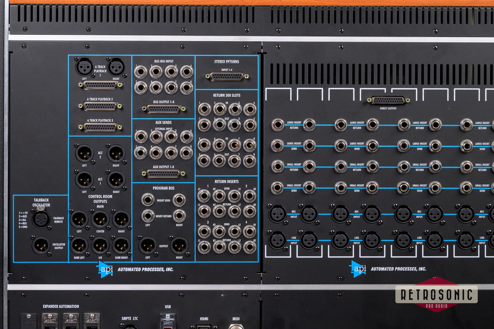 API Audio 2448 Mixing Console with Automation