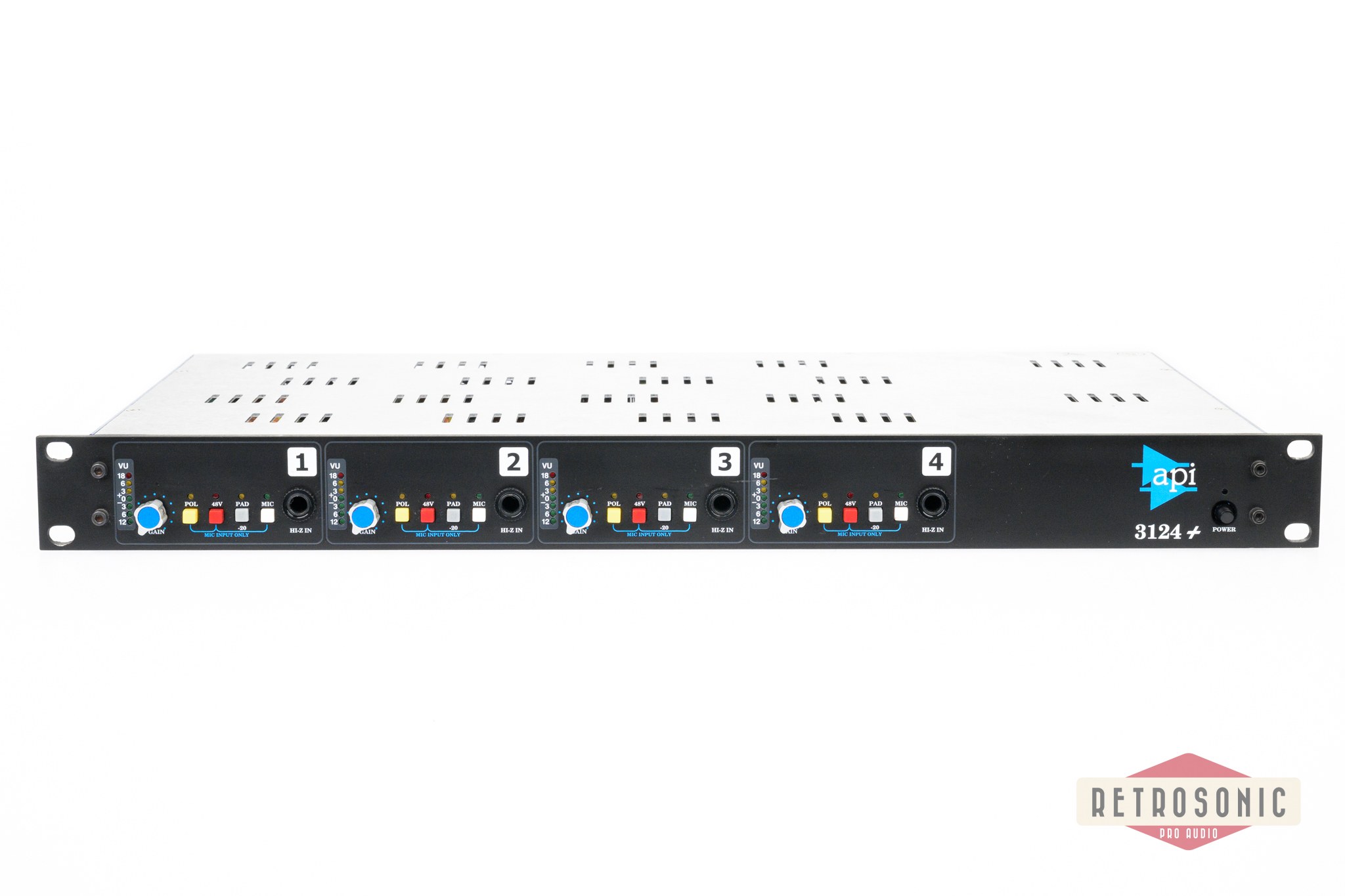 API Audio 3124+ 4-Channel Mic Preamp