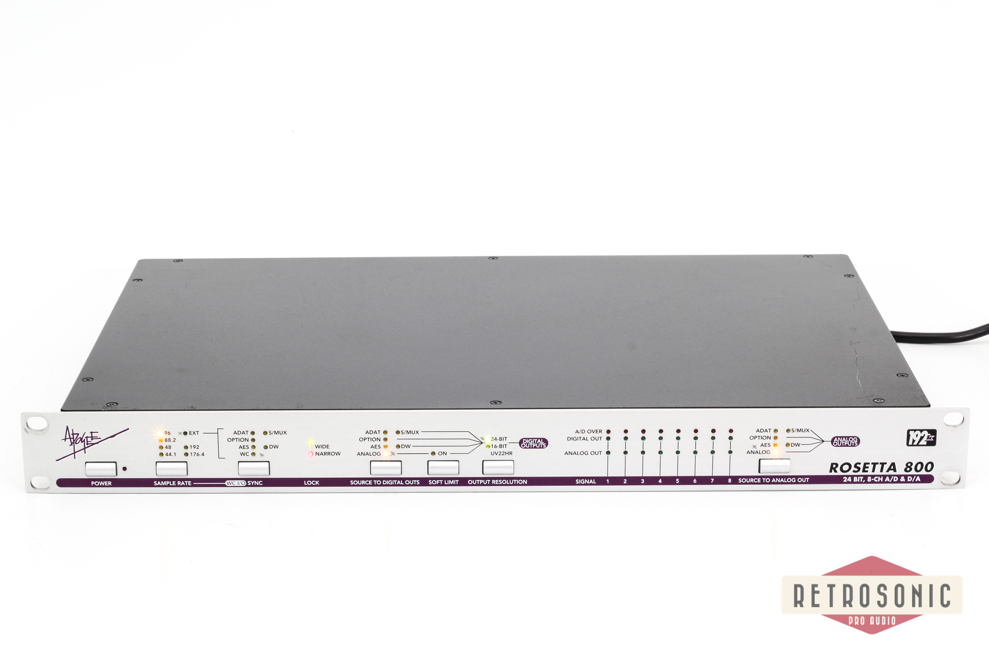 Apogee Rosetta 800 192K 8ch ADDA-converter. Adat / AES