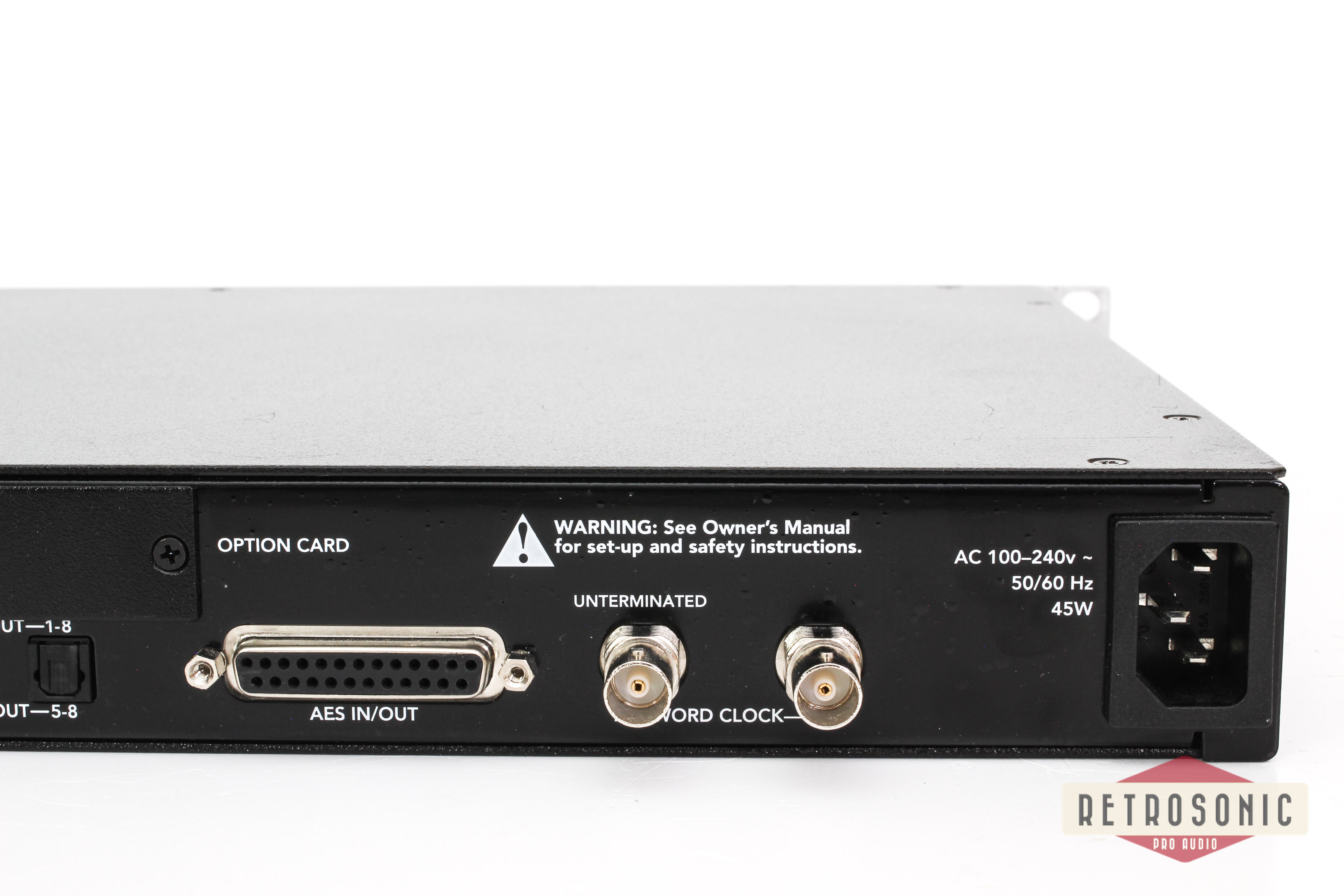 Apogee Rosetta 800 192K 8ch ADDA-converter. Adat / AES