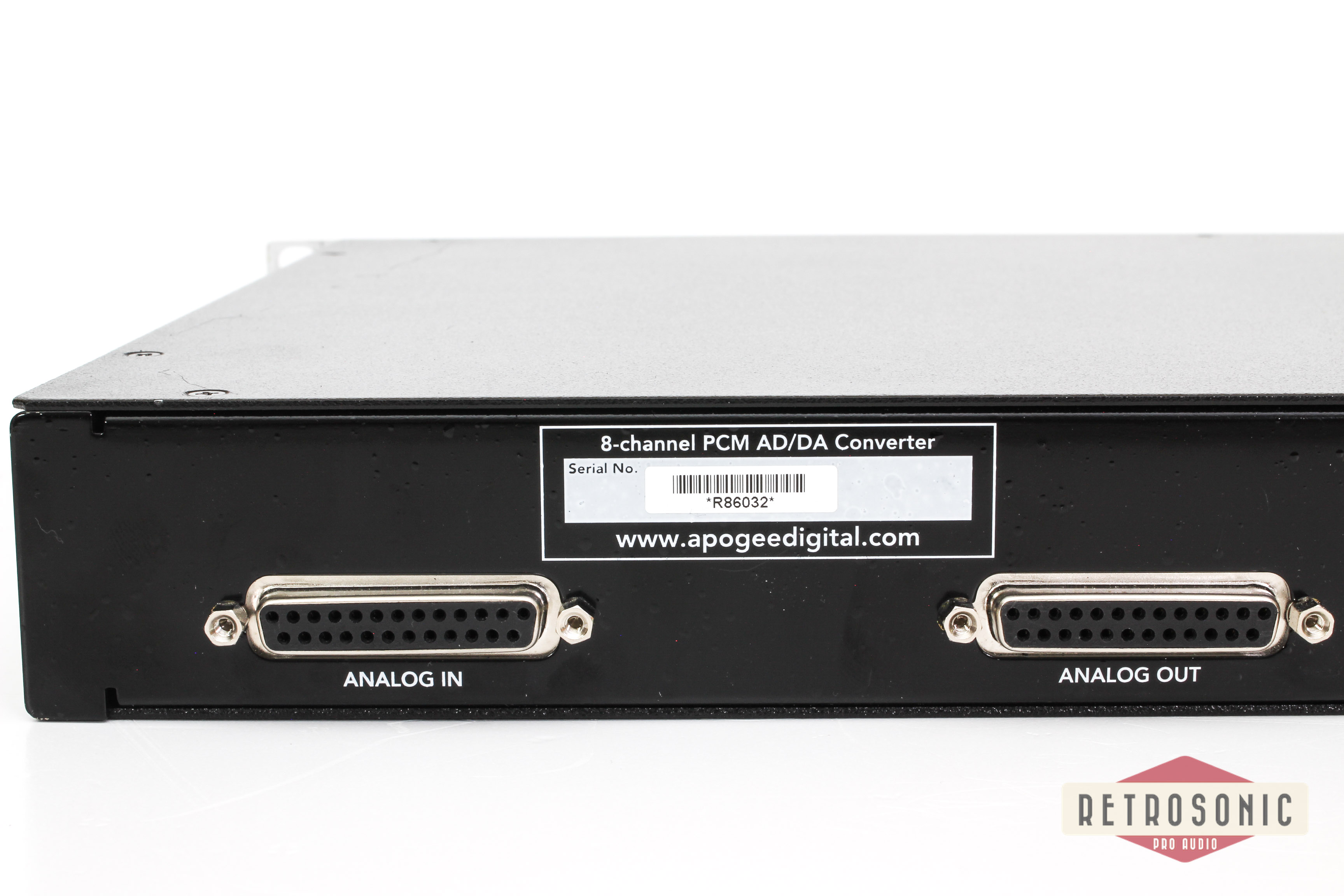 Apogee Rosetta 800 192K 8ch ADDA-converter. Adat / AES