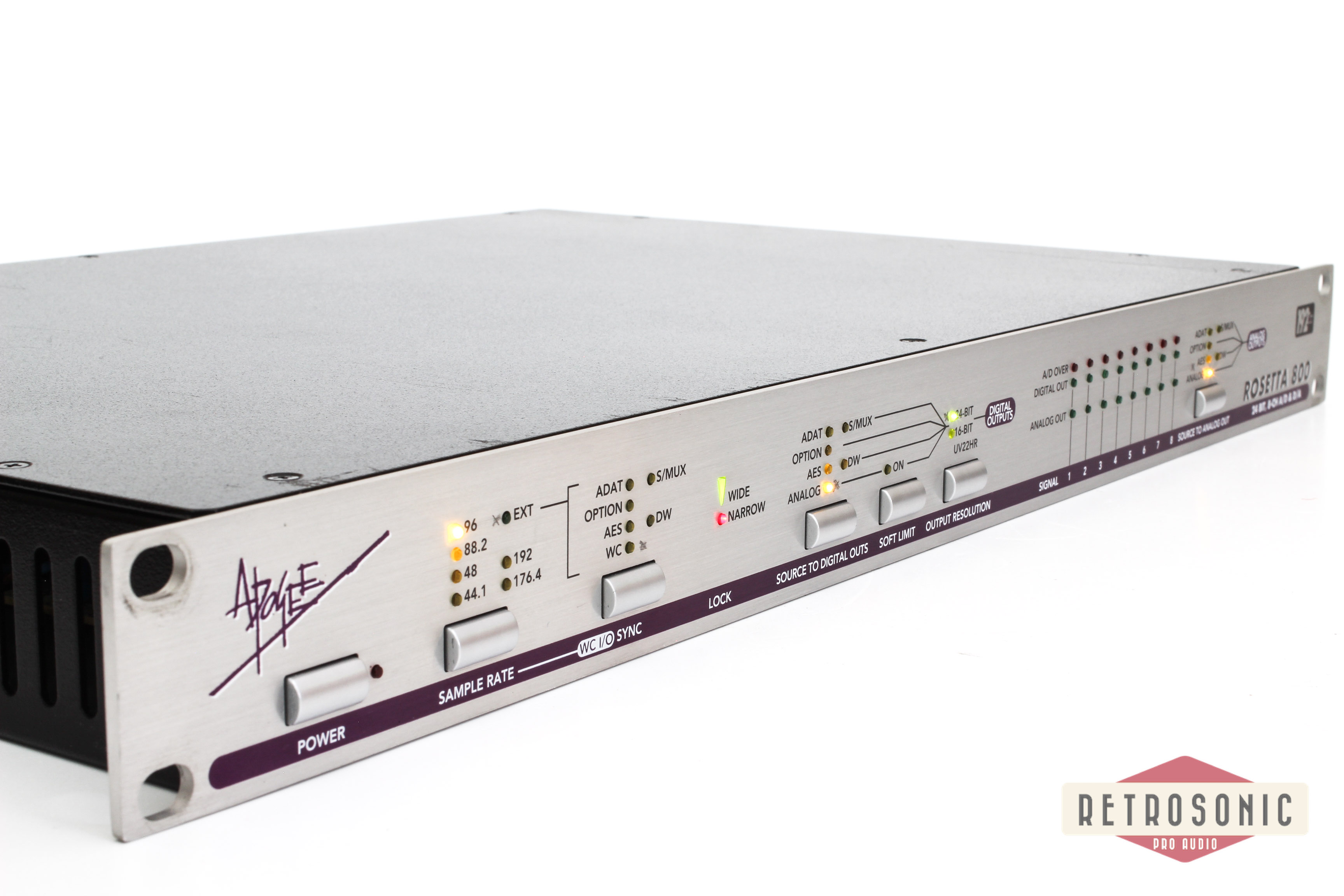 Apogee Rosetta 800 192K 8ch ADDA-converter. Adat / AES