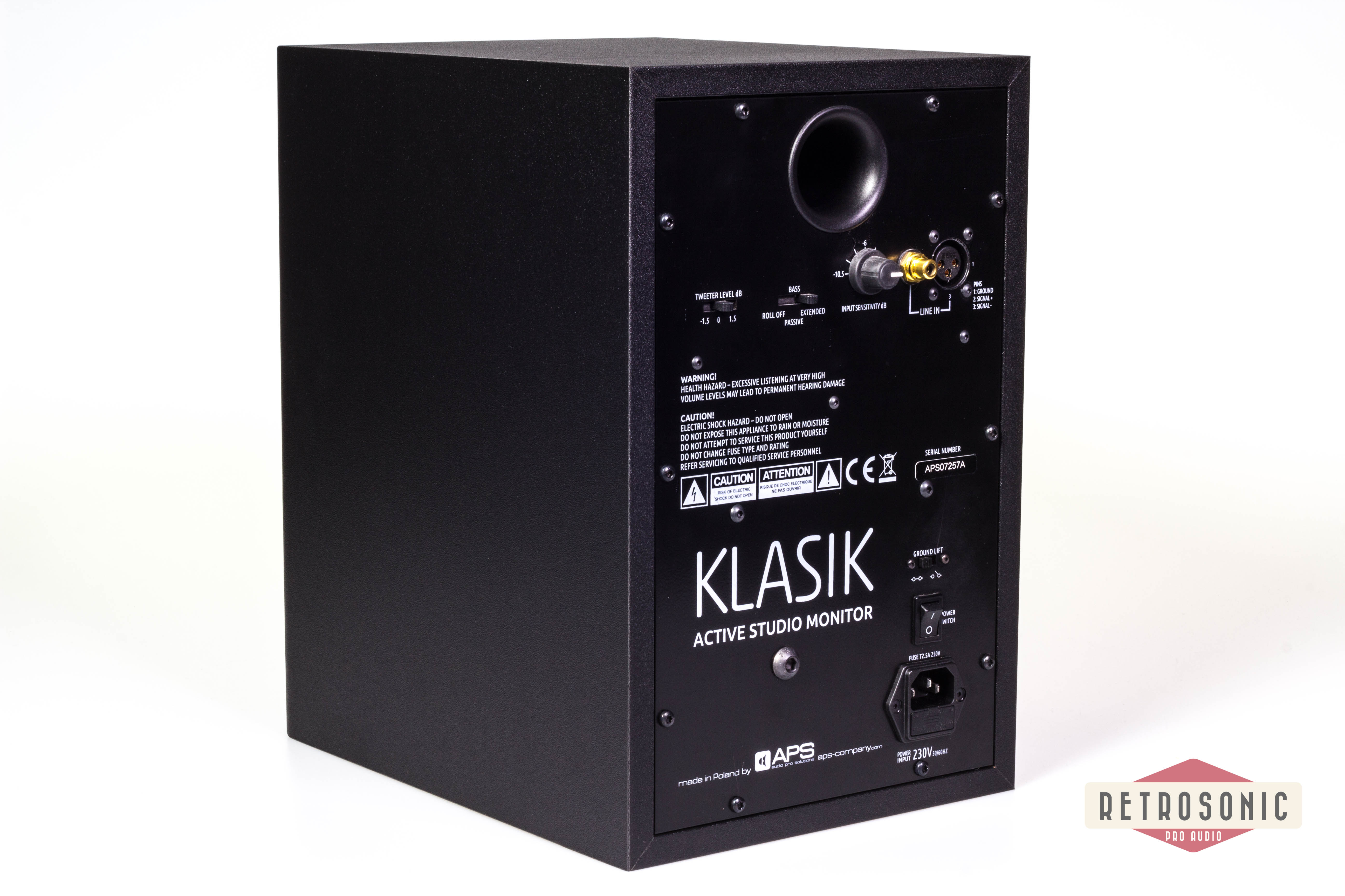 APS Klasik Active studio monitor pair