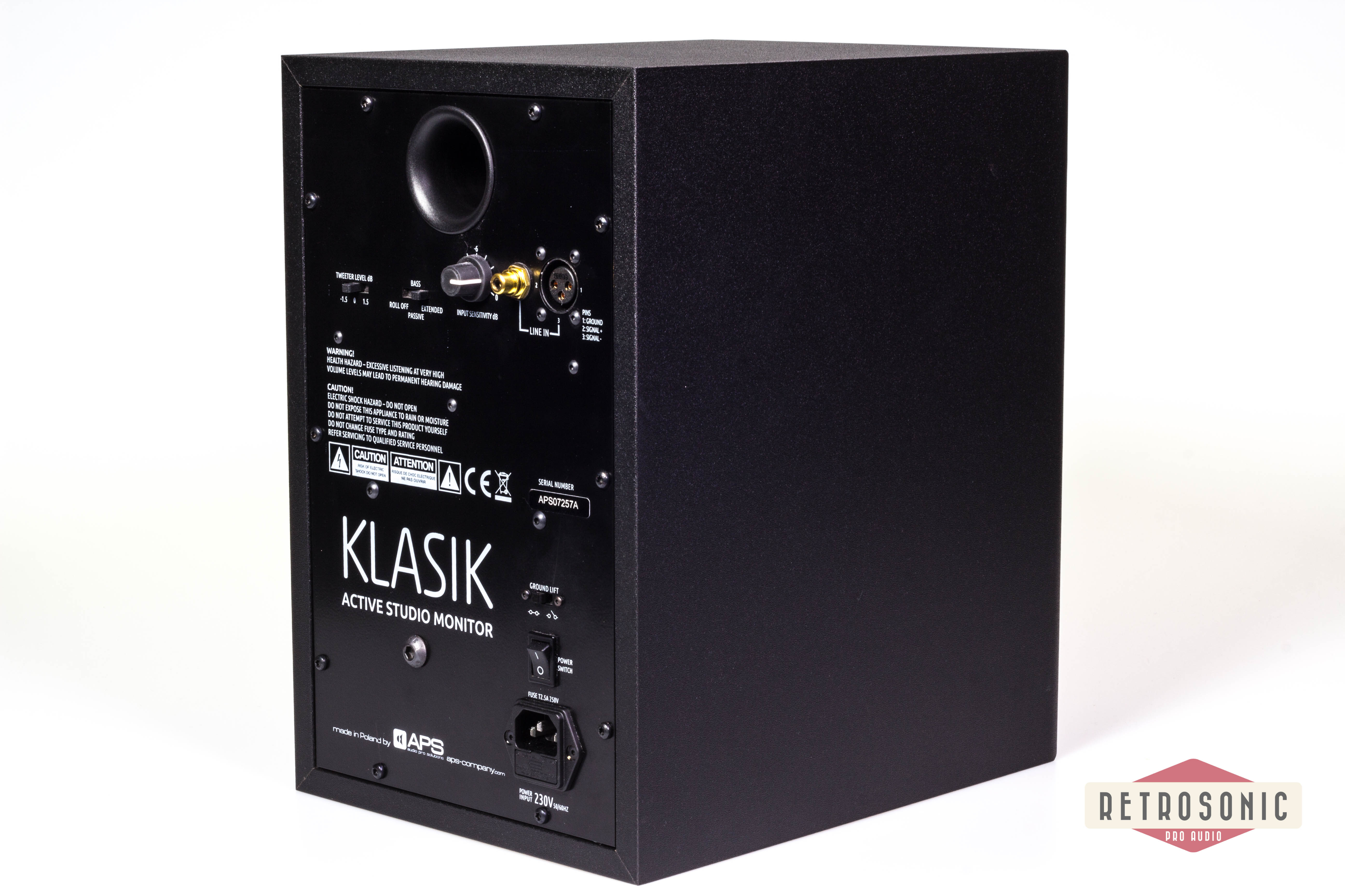 APS Klasik Active studio monitor pair