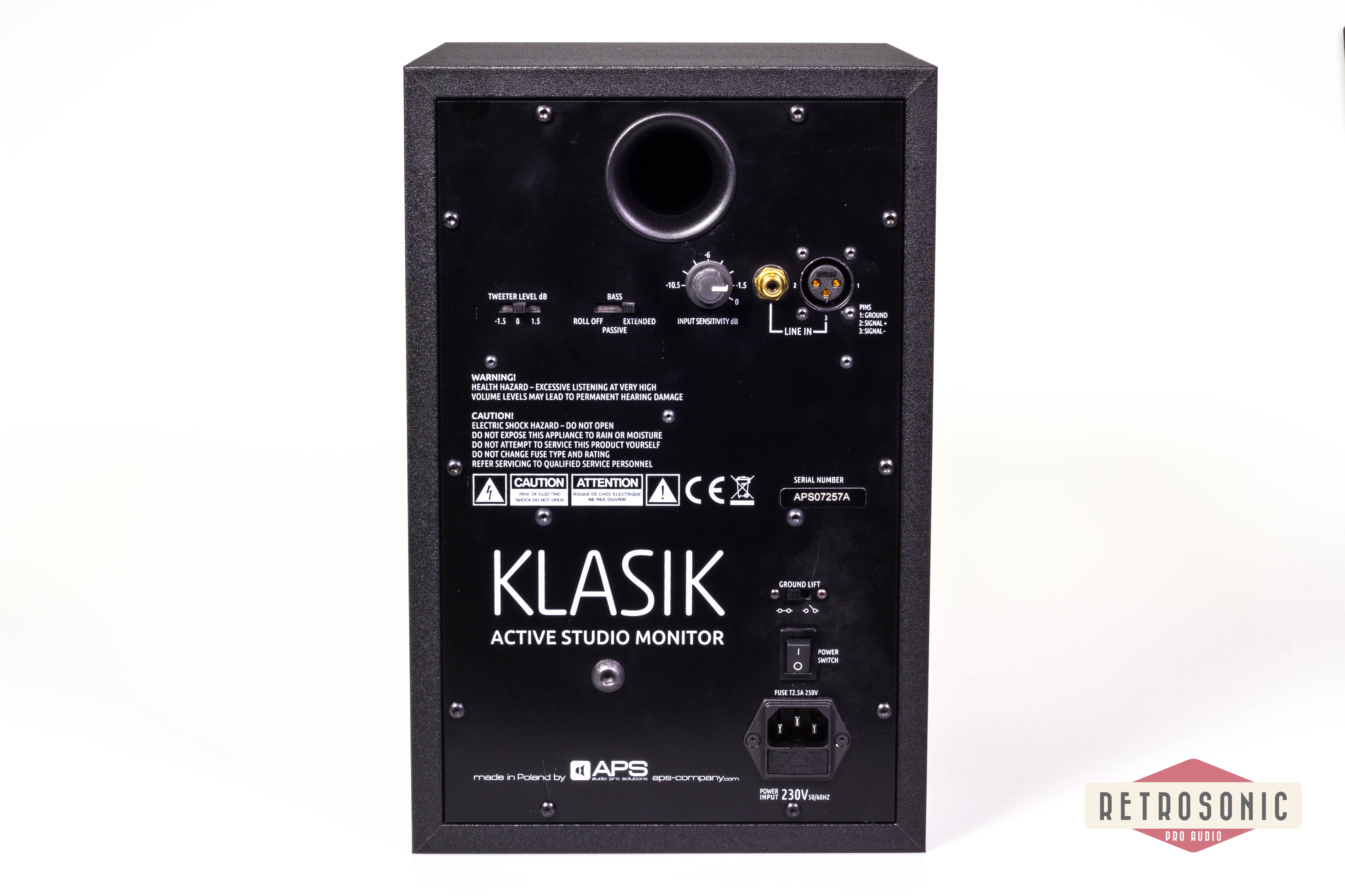 APS Klasik Active studio monitor pair