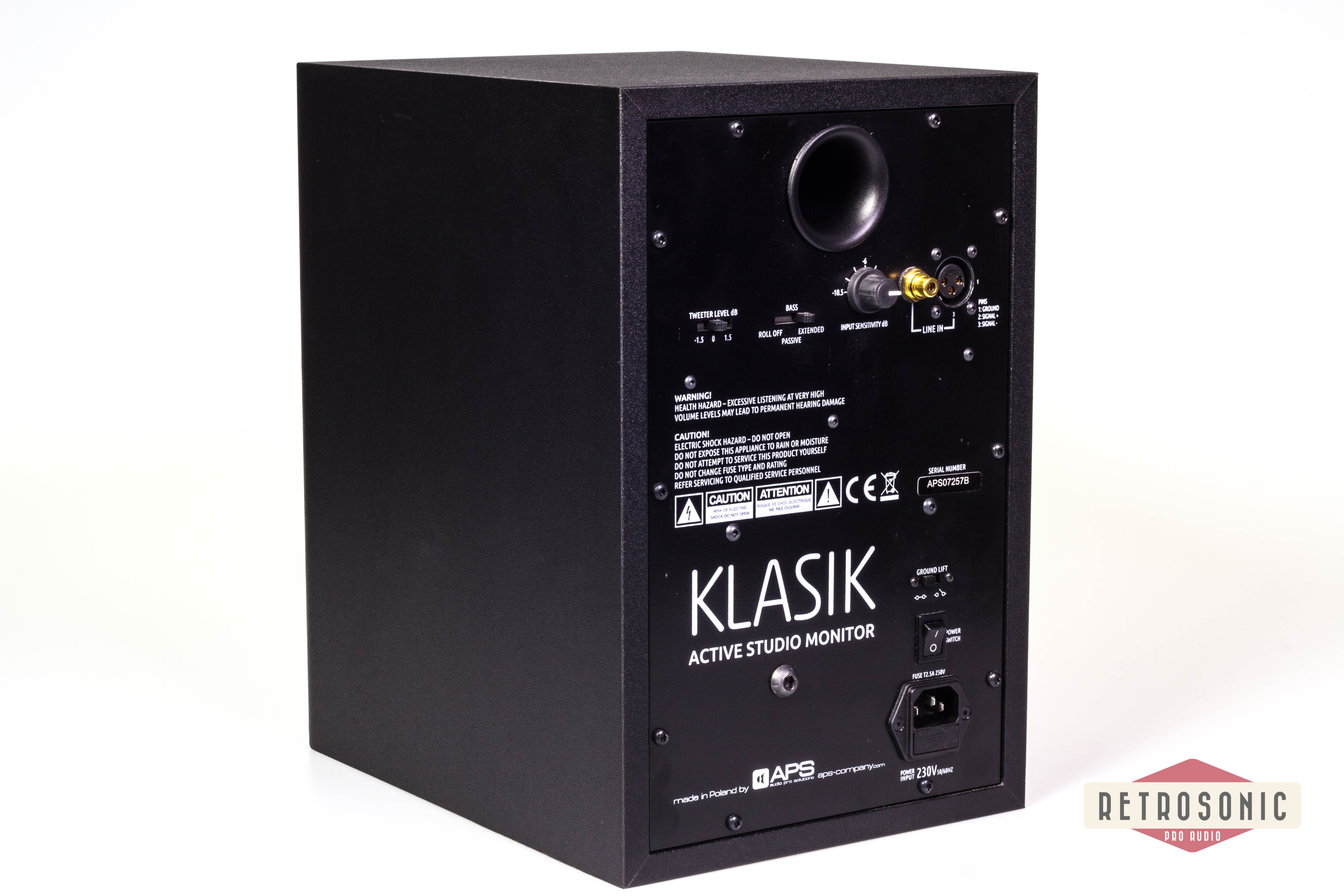 APS Klasik Active studio monitor pair