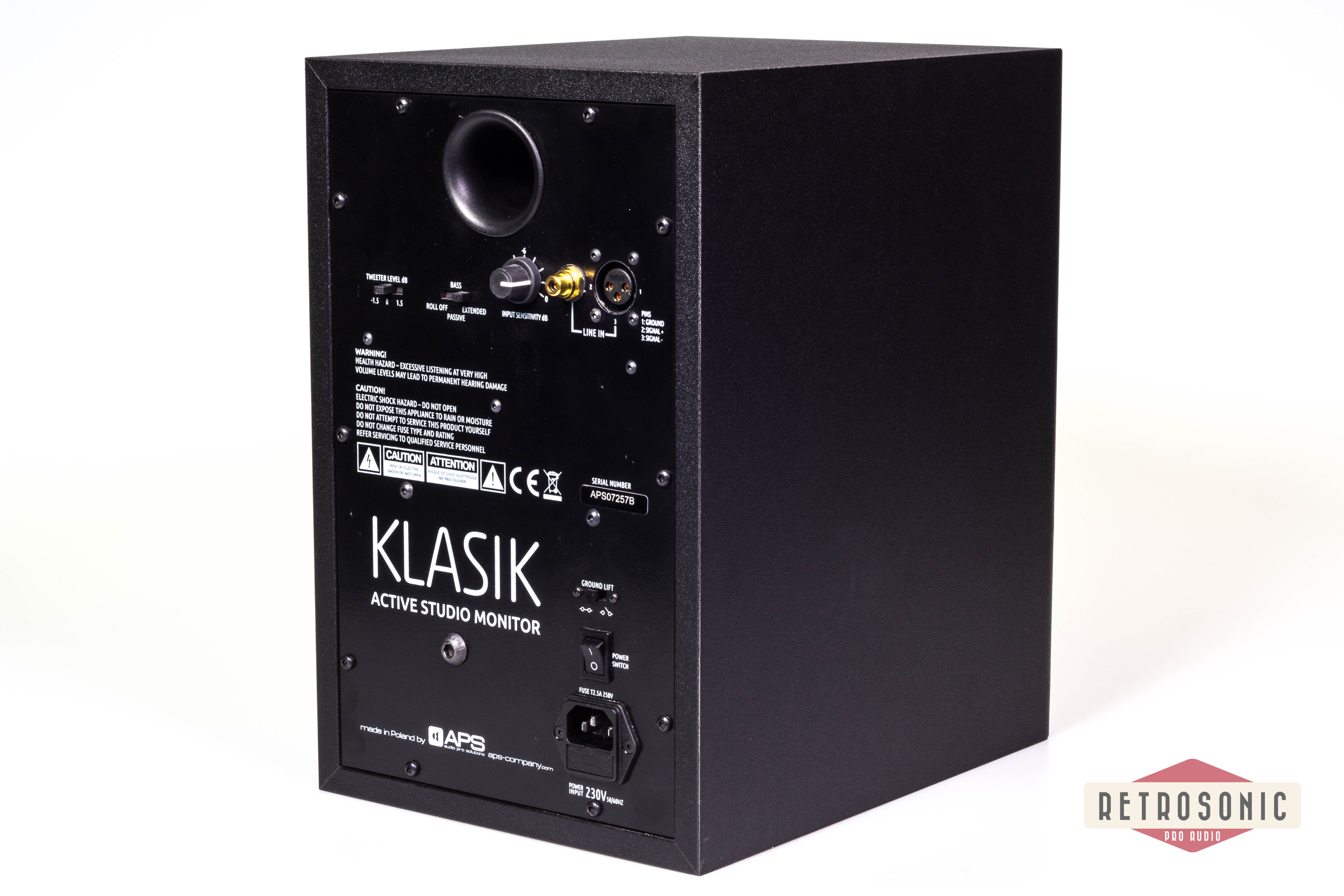 APS Klasik Active studio monitor pair