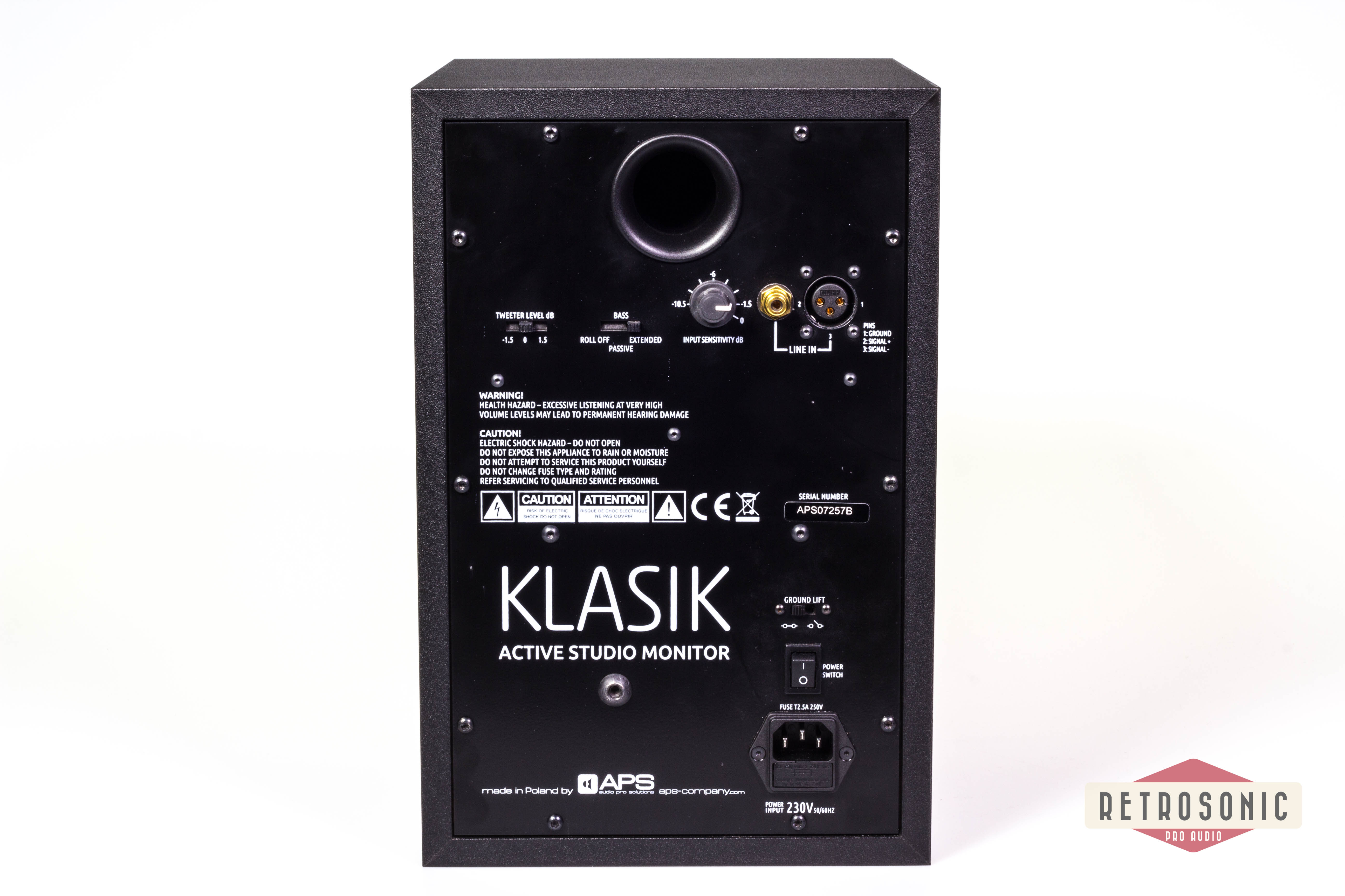 APS Klasik Active studio monitor pair