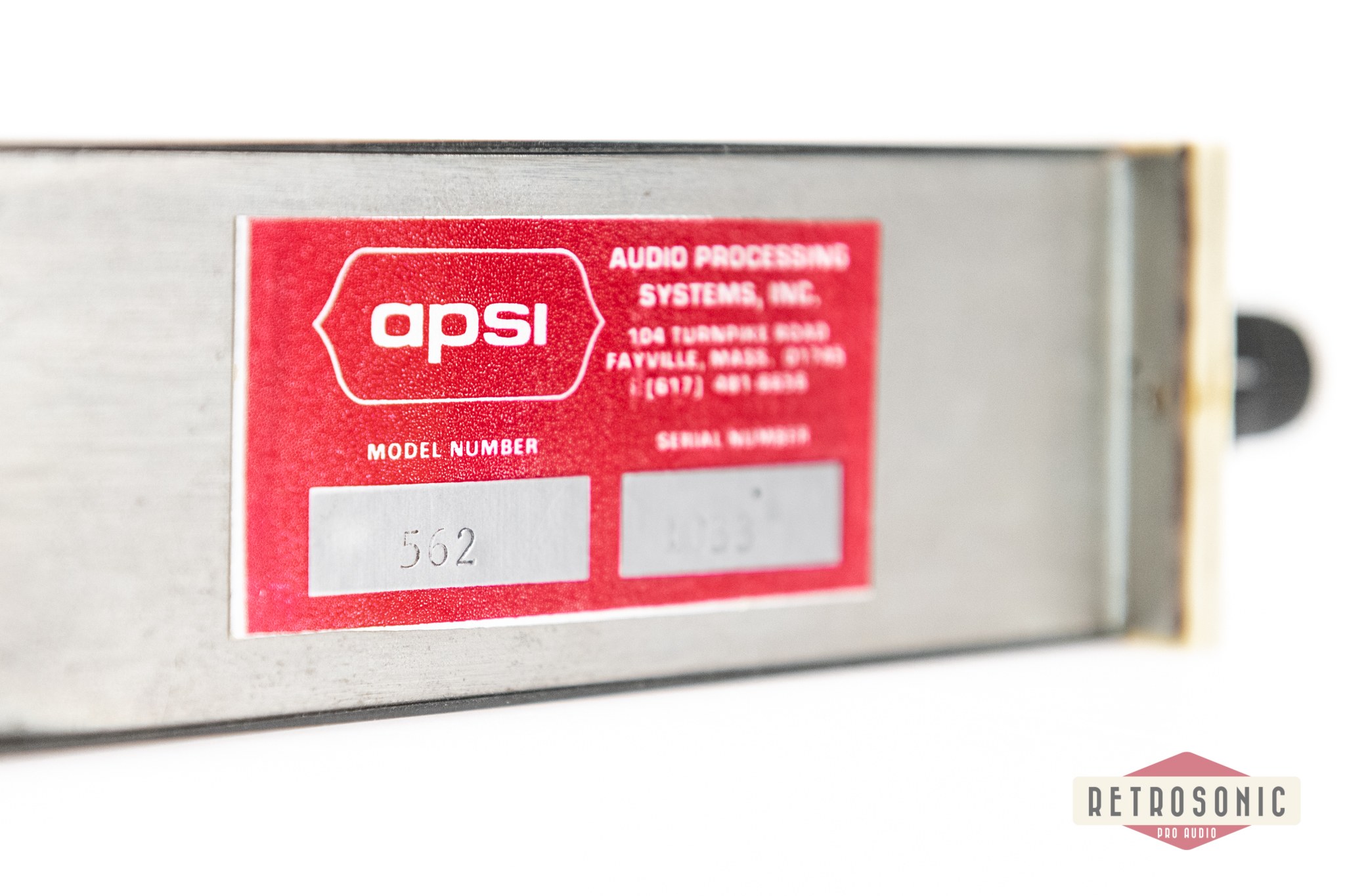 Apsi 562 4-band vintage EQ