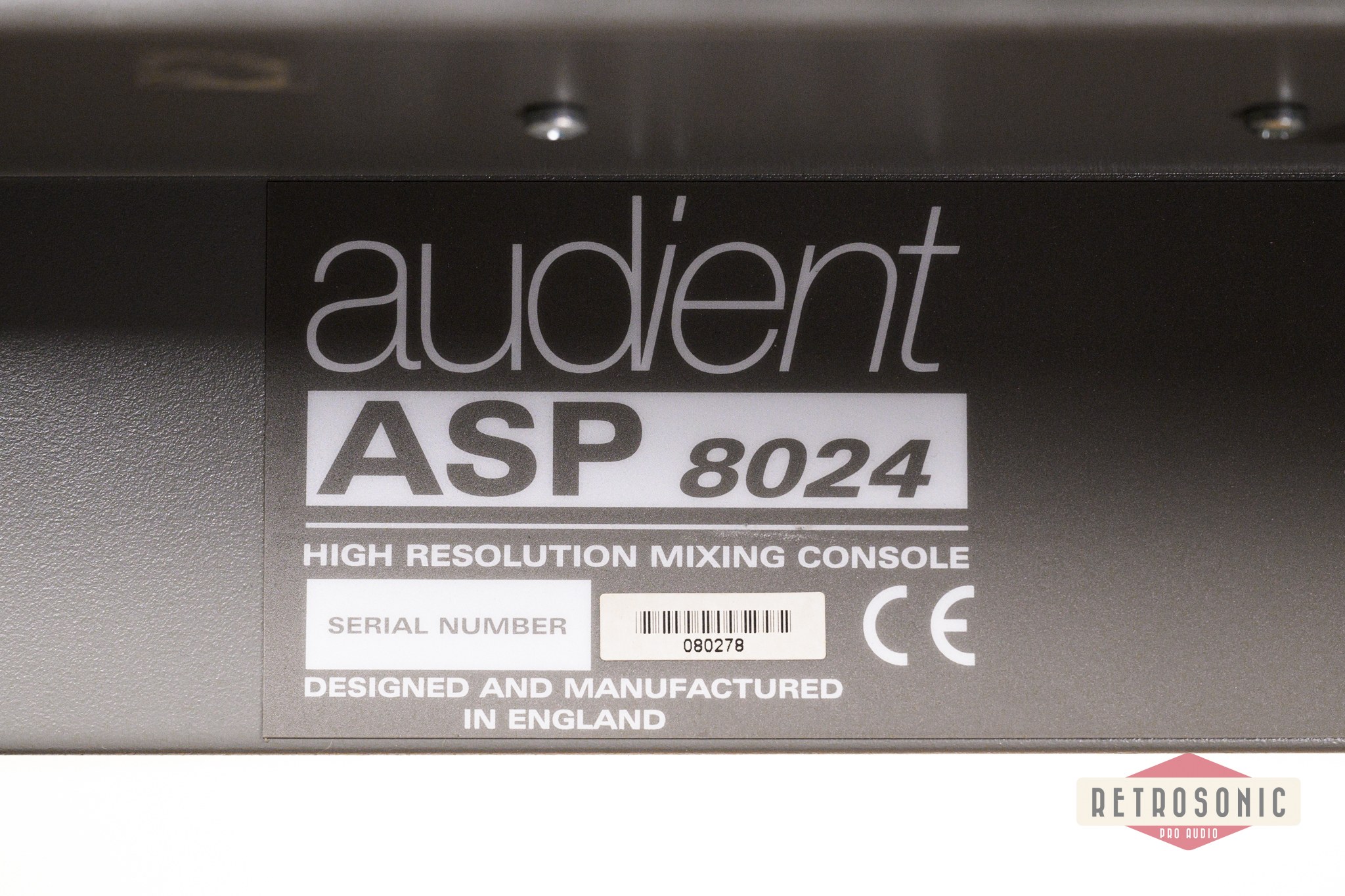 Audient ASP8024 36-Channel Mixing Console