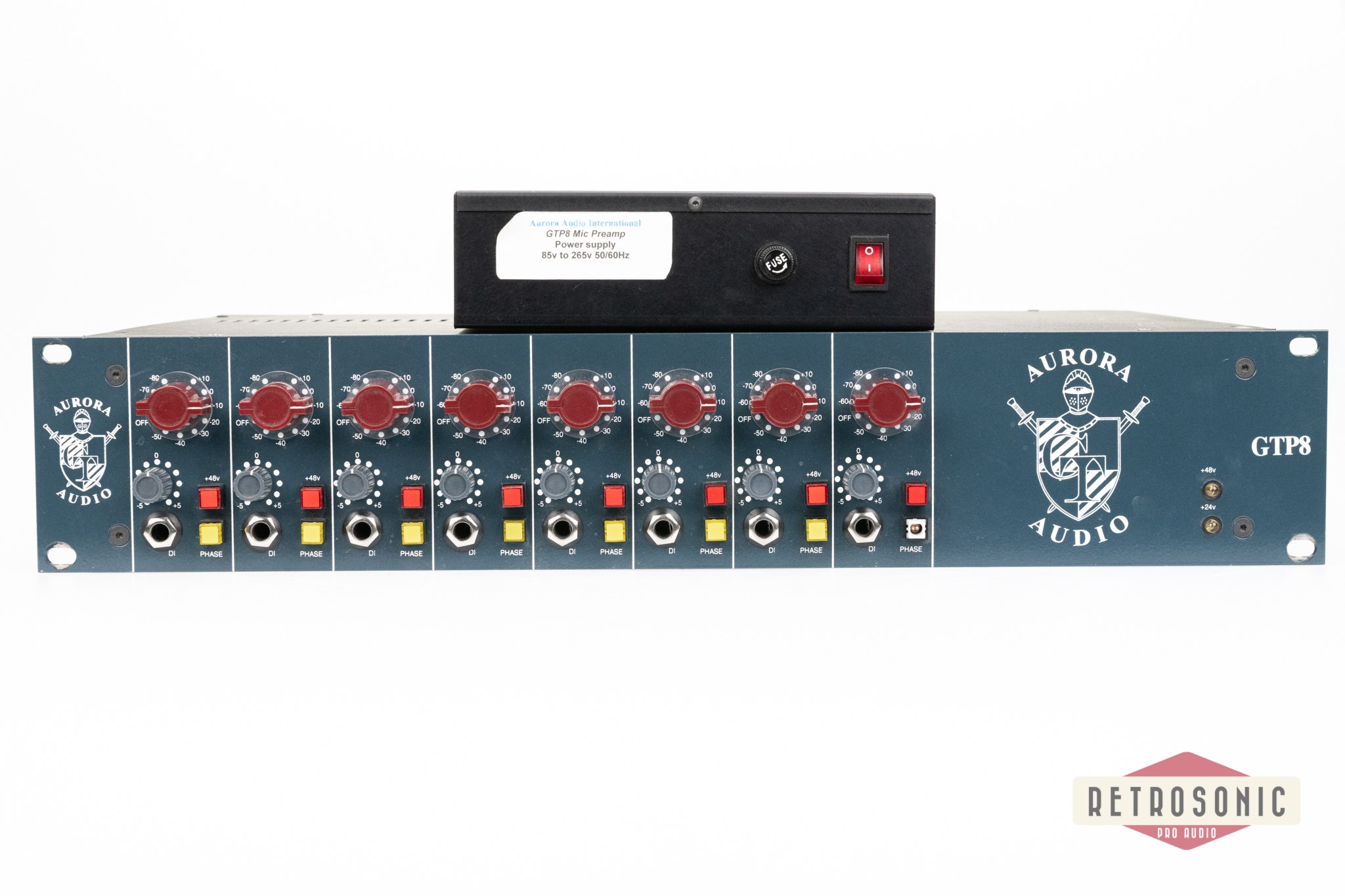 Aurora Audio GTP8 8-Channel Class A Discrete Preamp