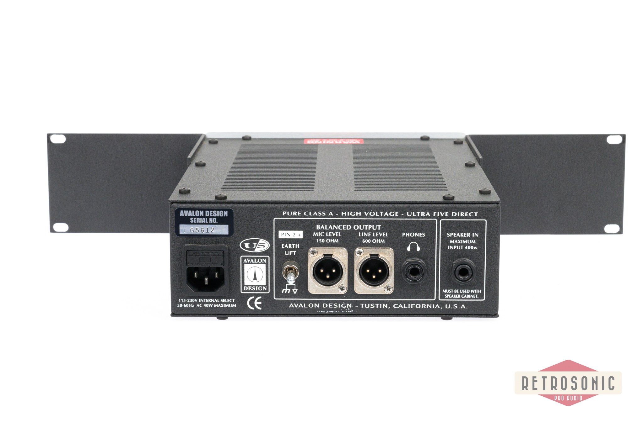 Avalon U5 Direct Box / Instrument Preamplifier