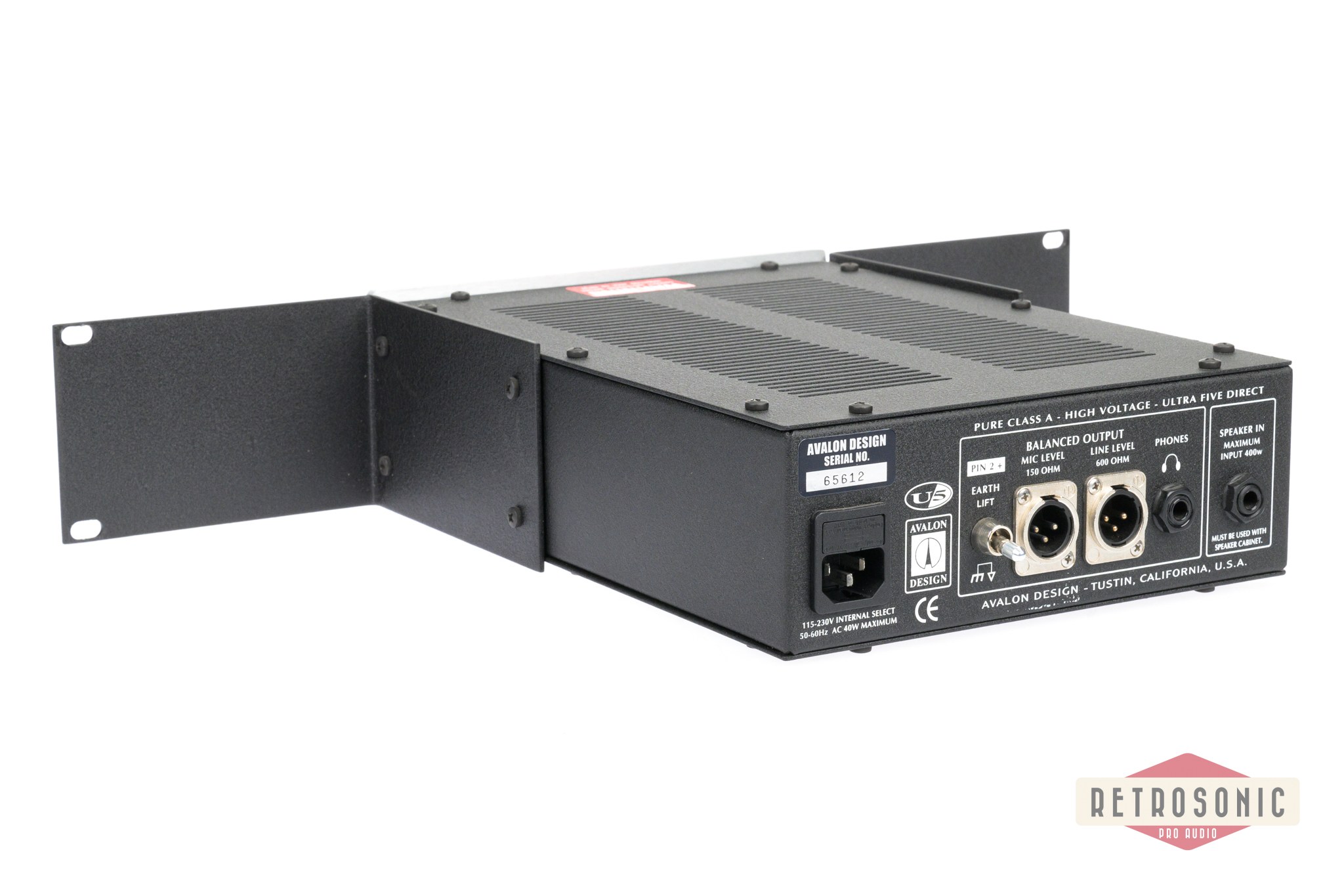 Avalon U5 Direct Box / Instrument Preamplifier
