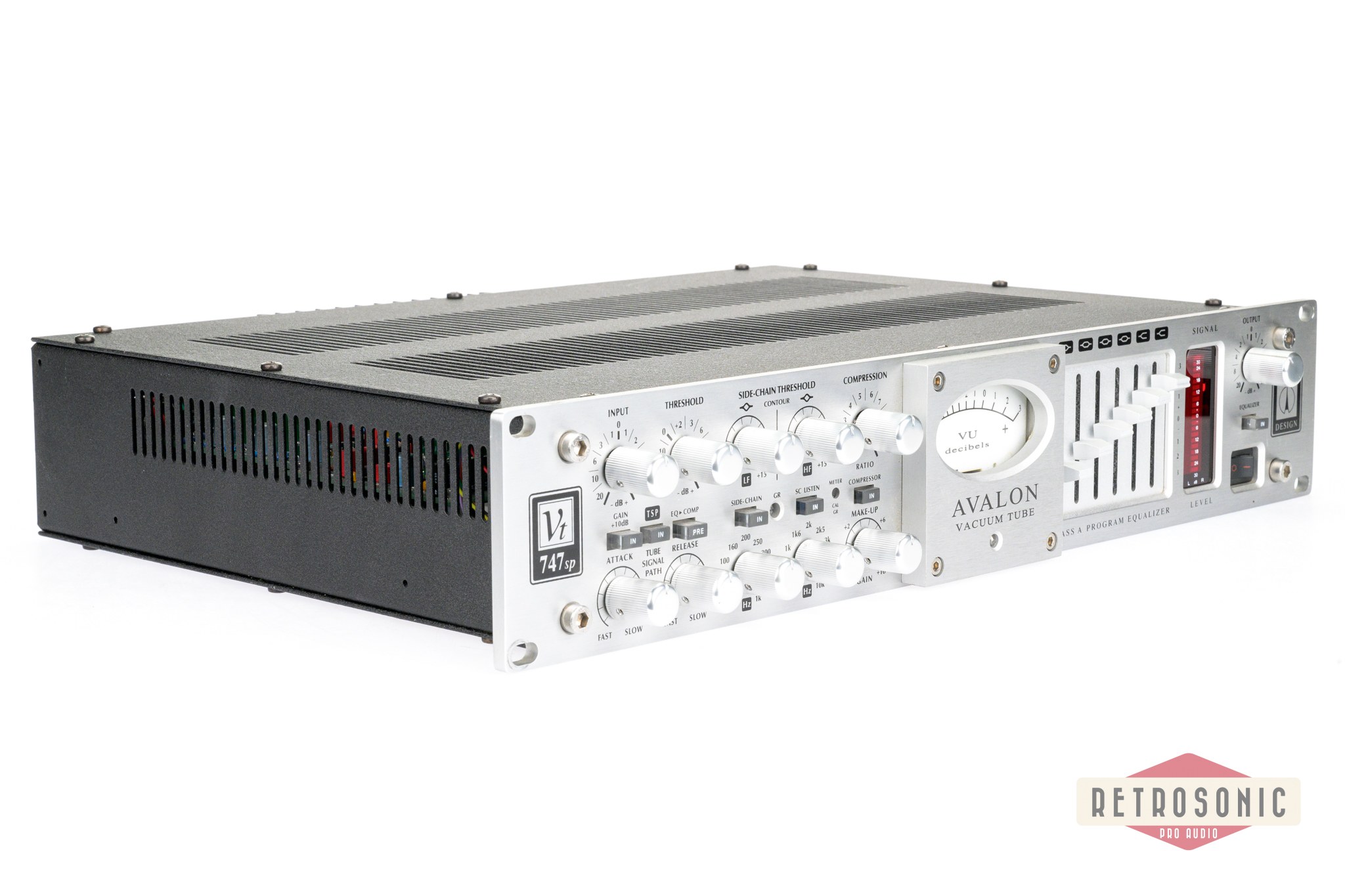 Avalon VT-747SP Stereo Compressor EQ 2000s - Silver