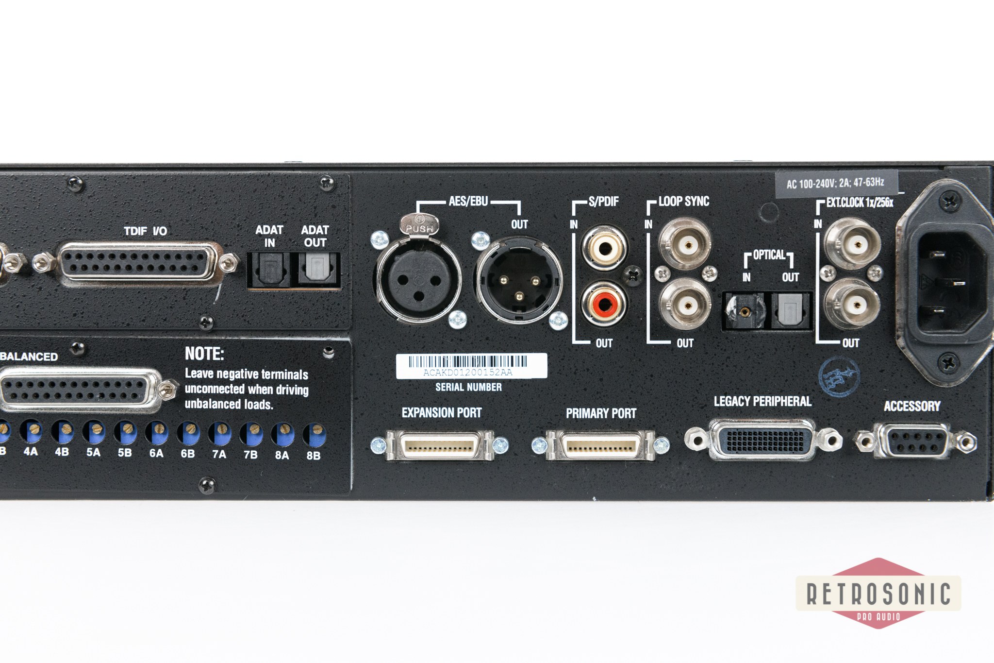 Avid 192 Pro Tools HD Interface 8x16x8 with Analog & Digital I/O
