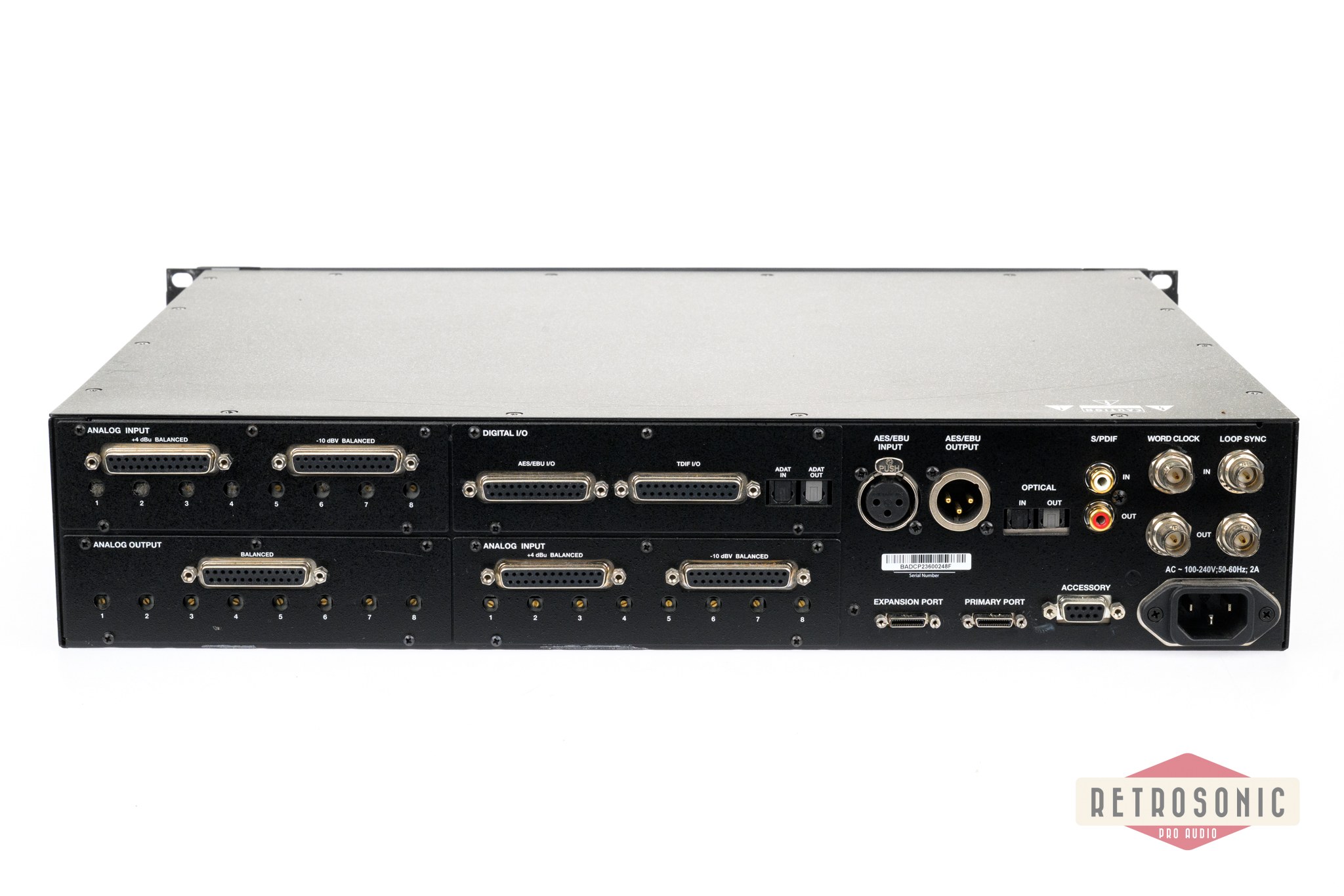 Avid HD I/O 16x8x8 Analog Pro Tools HD/HDX Audio Interface