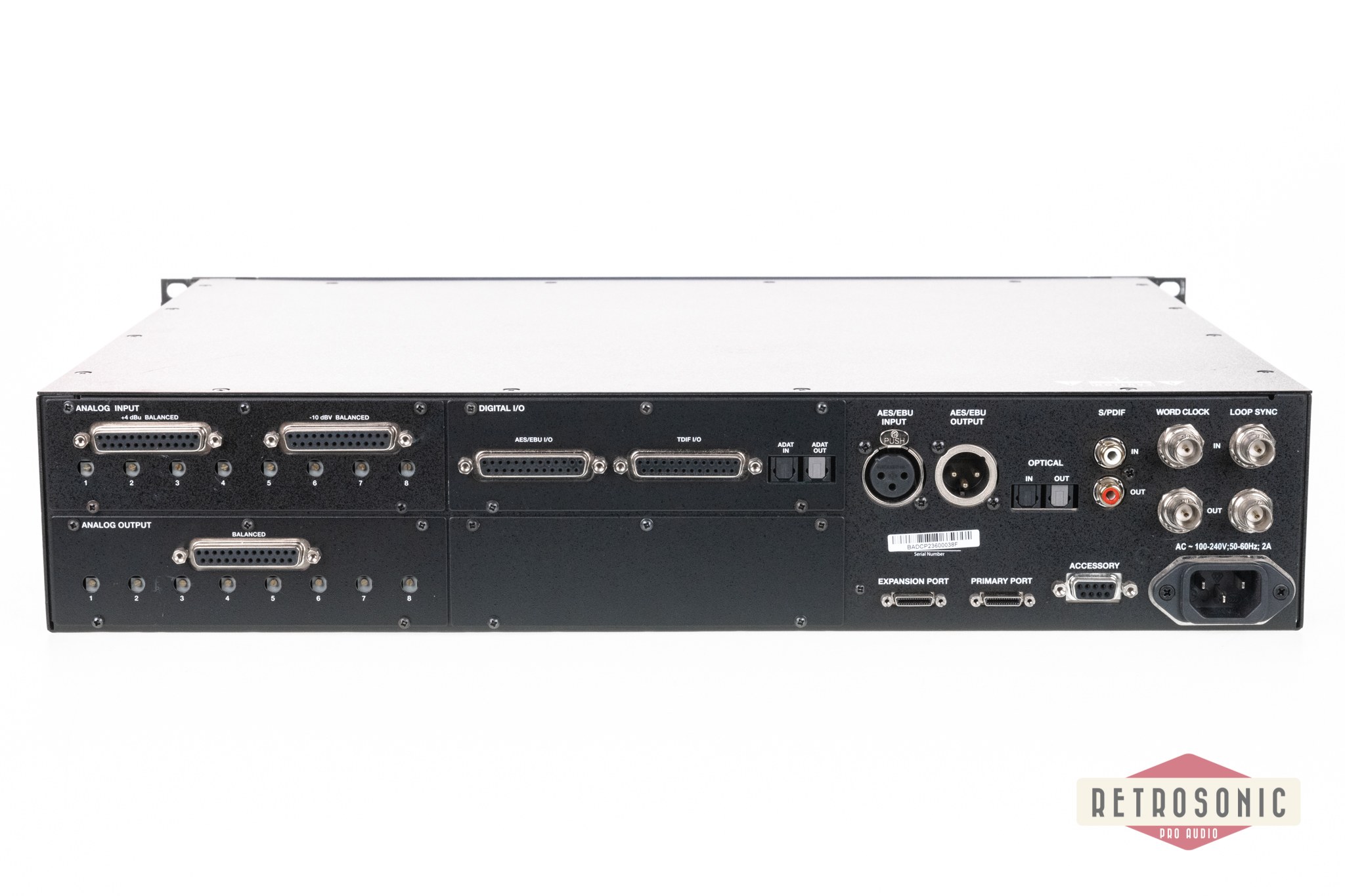 Avid HD I/O 8x8x8 Pro Tools HD / HDX Audio Interface #1