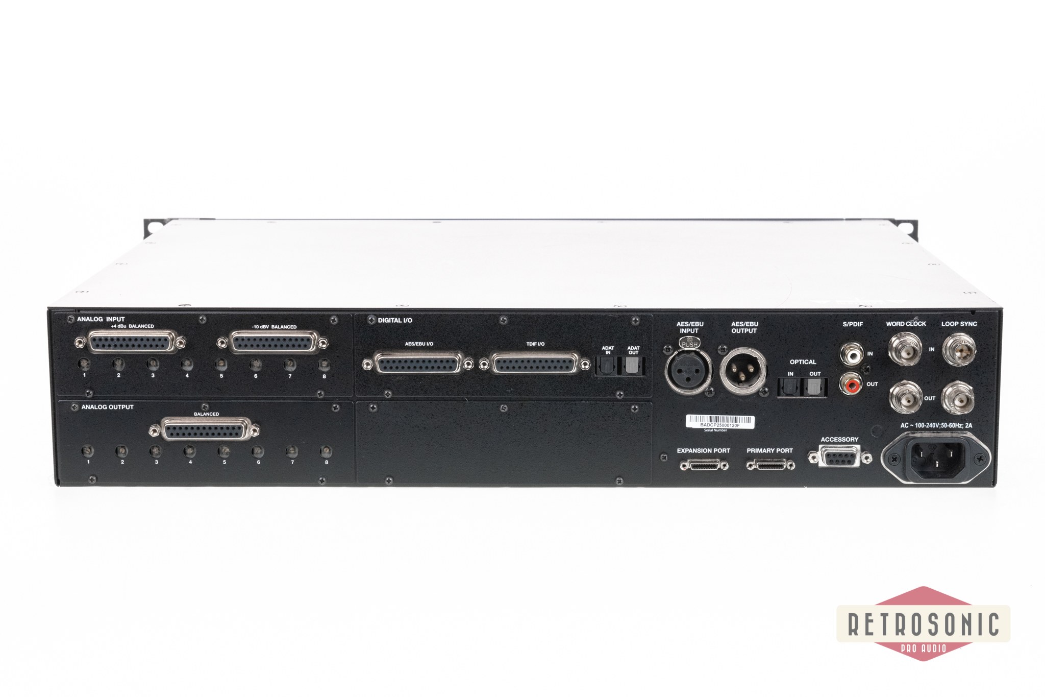 Avid HD I/O 8x8x8 Pro Tools HD / HDX Audio Interface #12