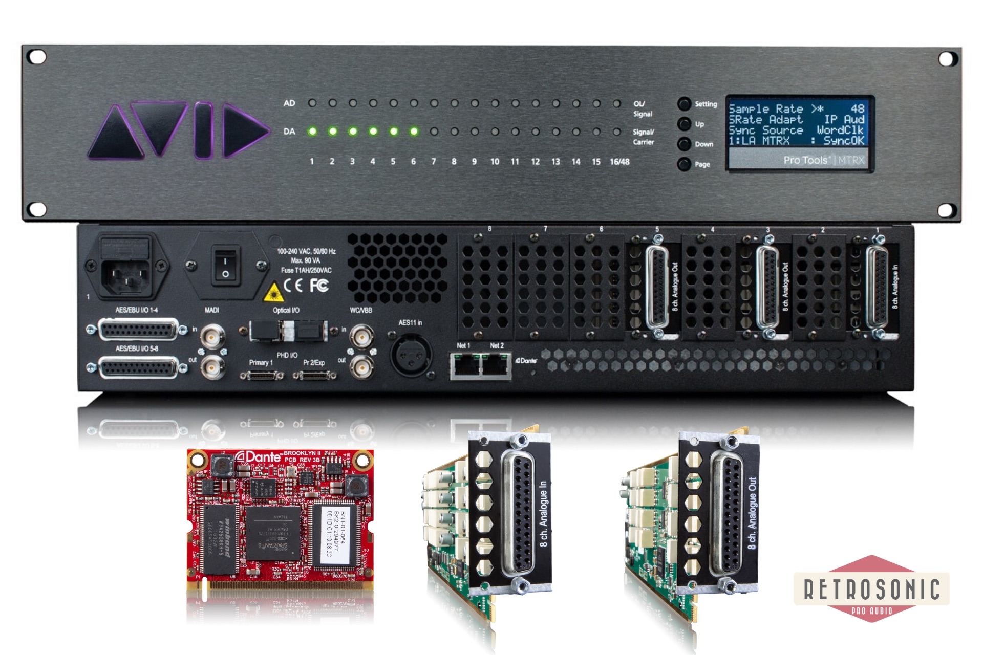 Avid Pro Tools MTRX Base Unit + Option Cards