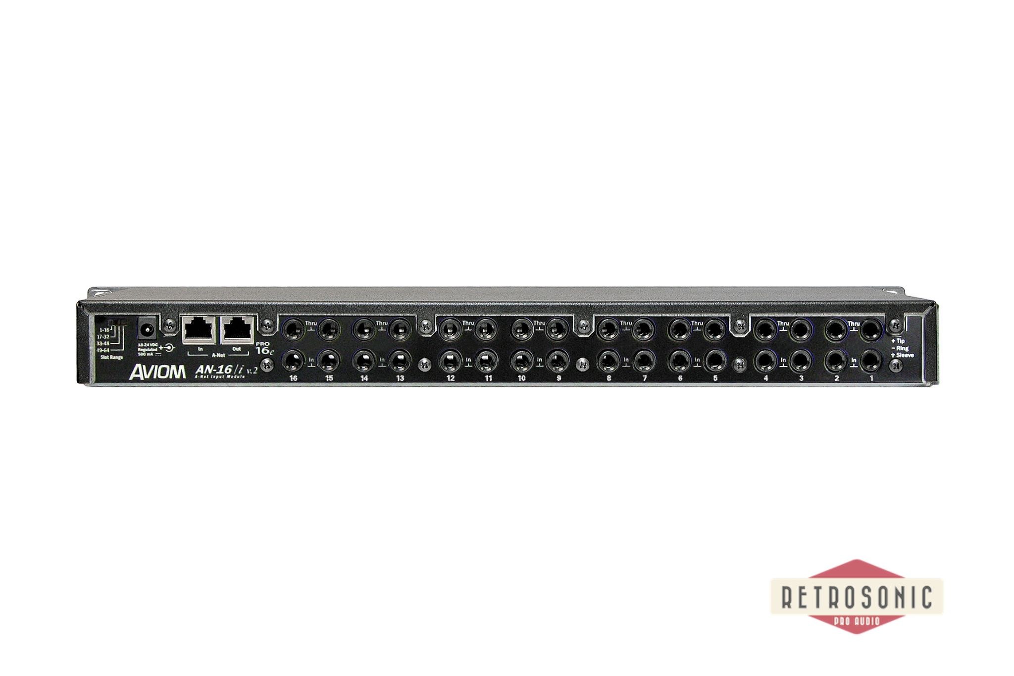 Aviom AN-16/i v.2, 16-Ch Line-Level Input Module