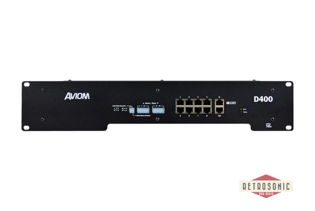 Aviom D400 A-NeT Distributor, with A-Net input