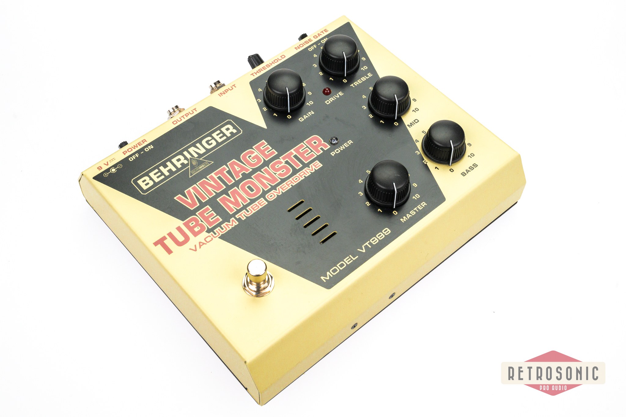Behringer VT999 Vintage Tube Monster Vacuum Tube Overdrive 2010s - White/Black