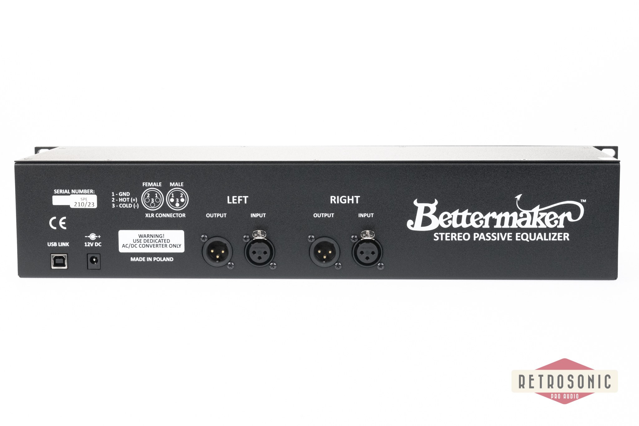 Bettermaker Stereo Passive Equalizer