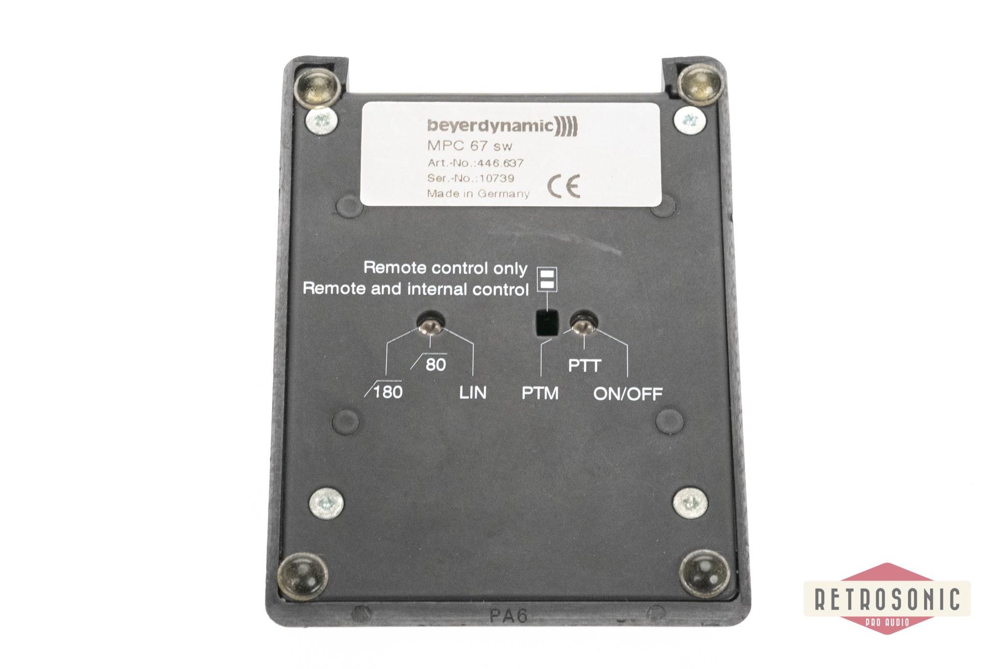 Beyerdynamic MPC 67 sw Boundary Microphone