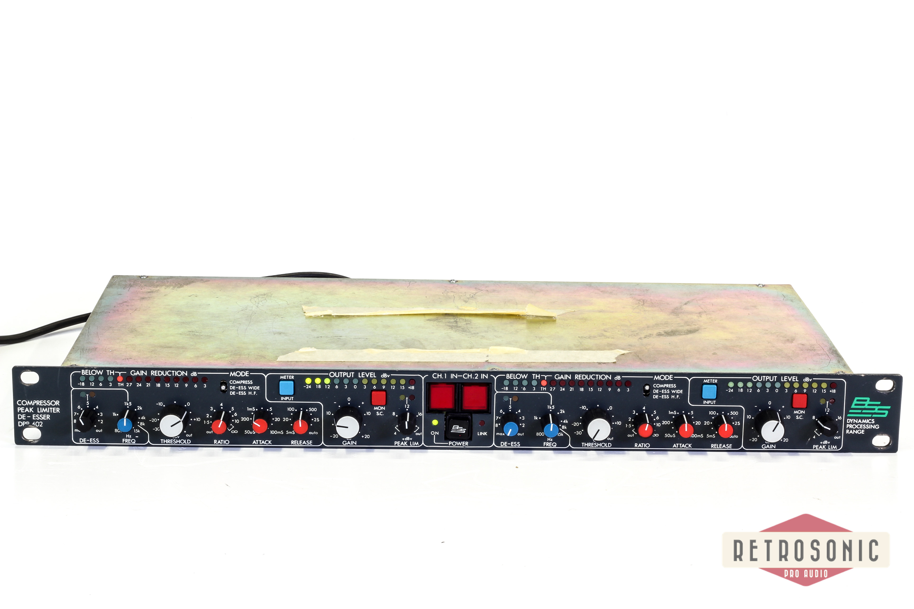 BSS DPR 402 Stereo Compressor/Limiter, De-Esser #1050290