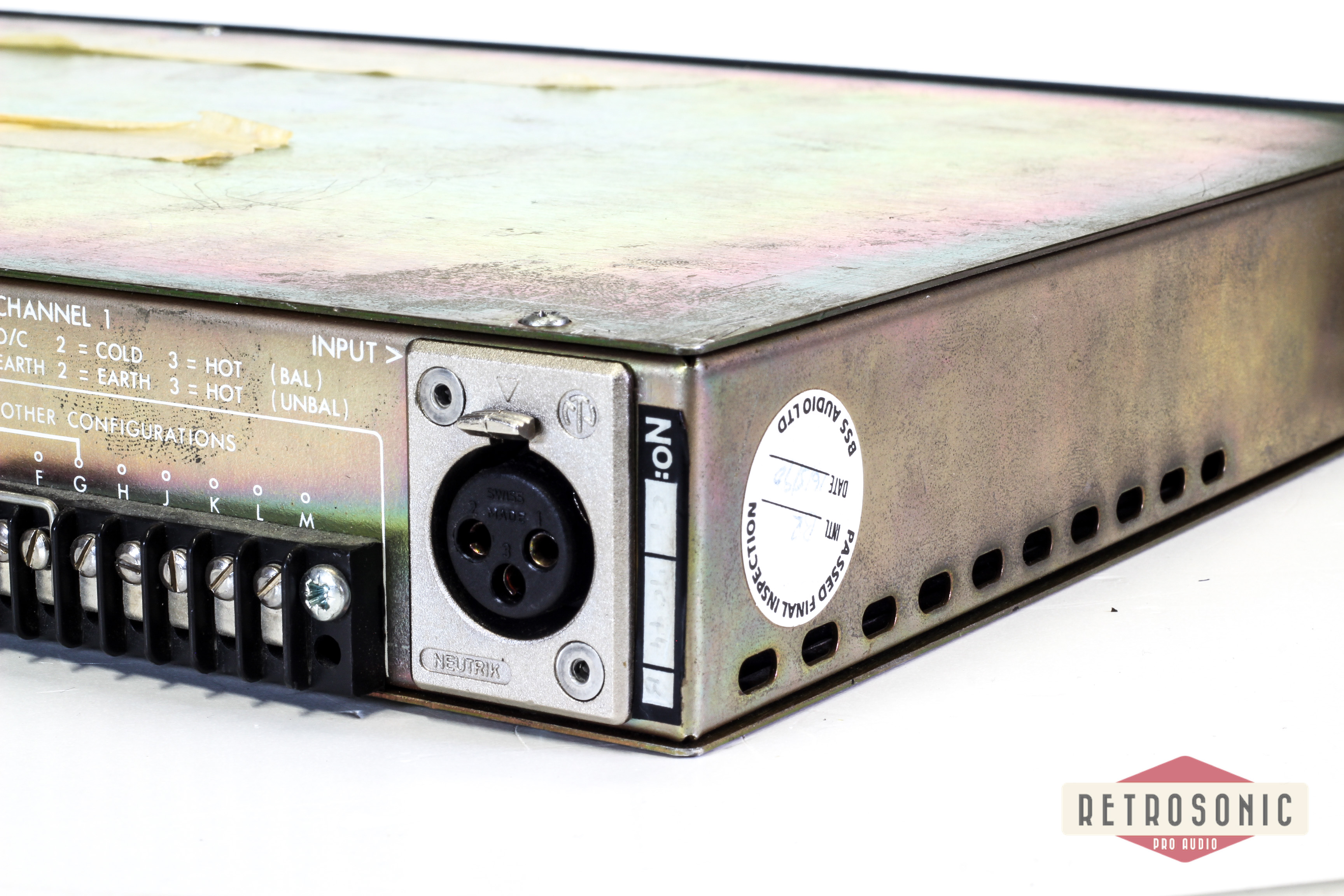 BSS DPR 402 Stereo Compressor/Limiter, De-Esser #1050290