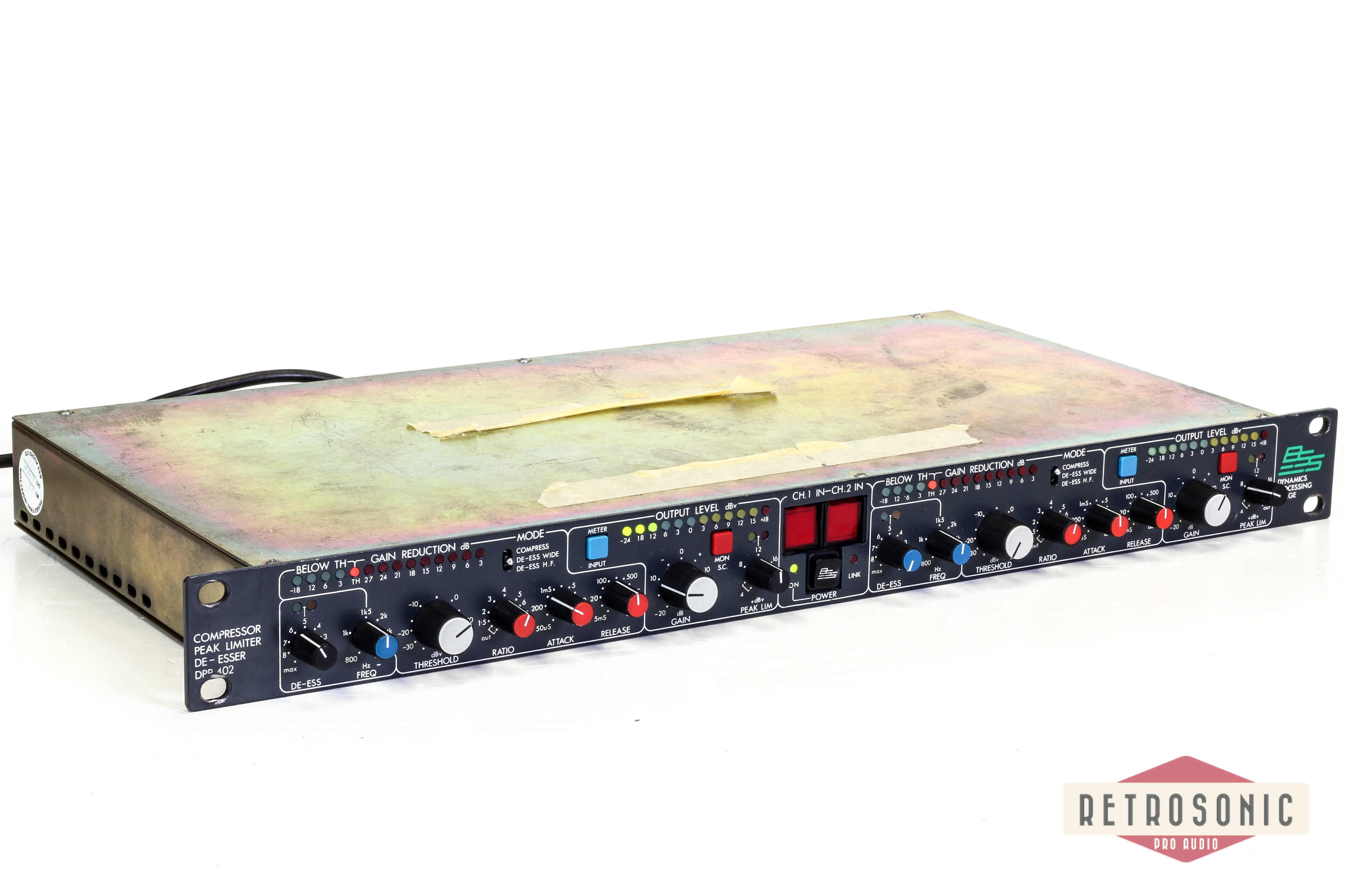 BSS DPR 402 Stereo Compressor/Limiter, De-Esser #1050290