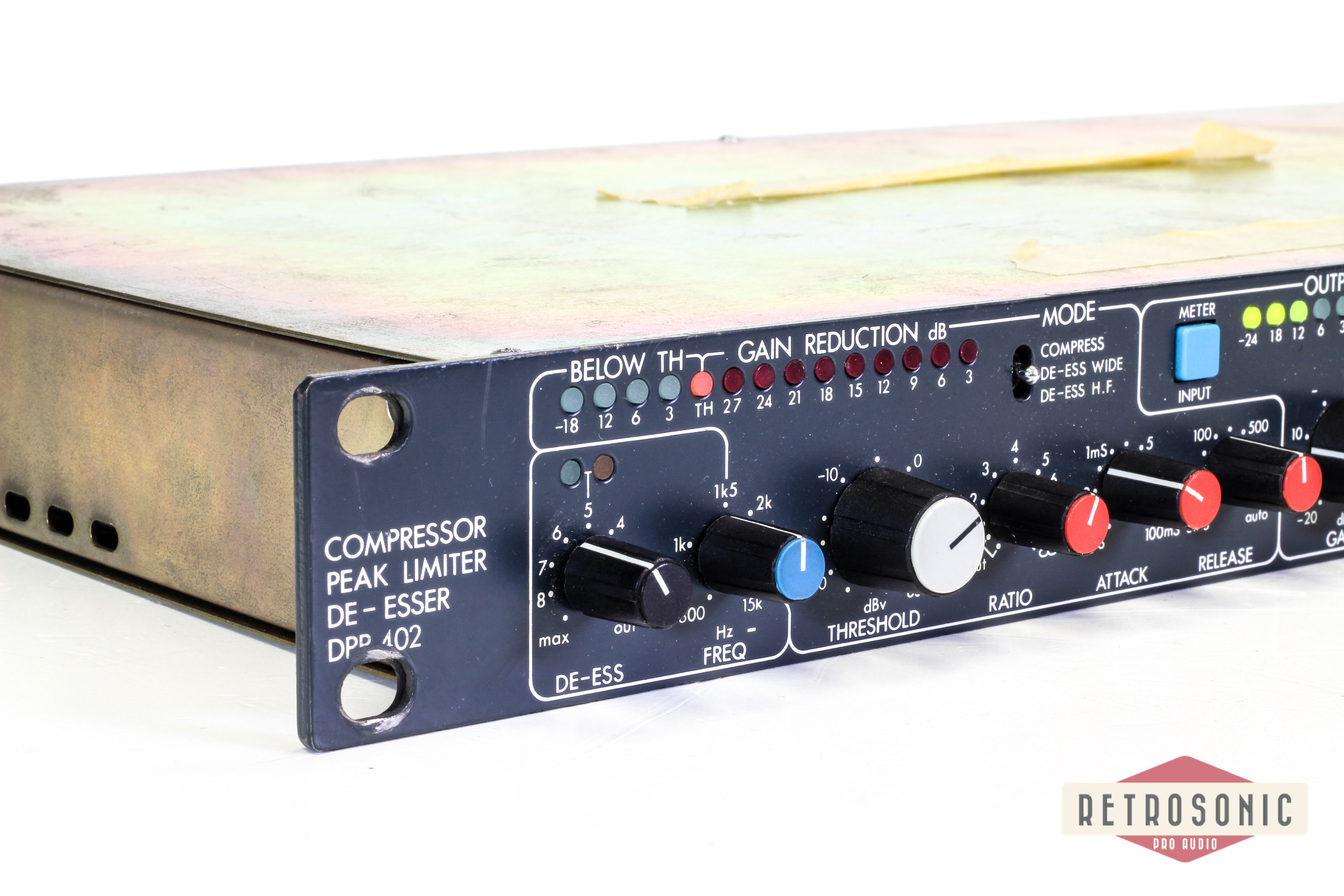 BSS DPR 402 Stereo Compressor/Limiter, De-Esser #1050290