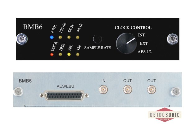 retrosonic - BURL B16 BMB6 (AES/EBU)  w. BAD4M and B16-BDA4M-1414 DA-cards