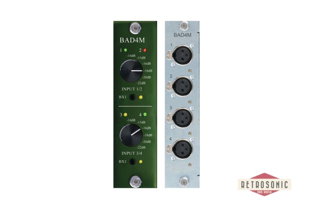 BURL BAD4M-1414 for B80 4-ch Mastering grade ADC