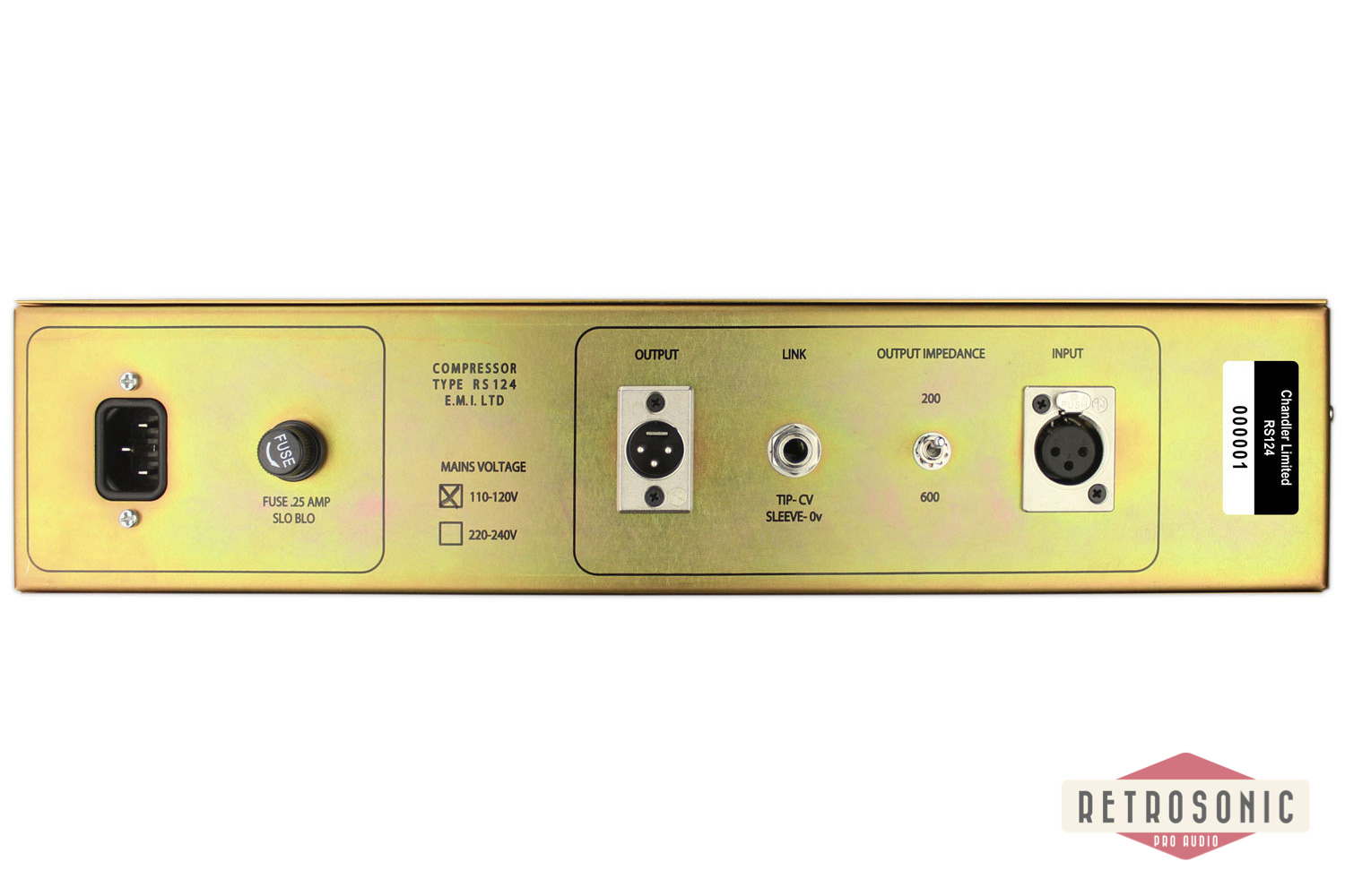 Chandler RS-124 EMI Compressor Stepped I/O